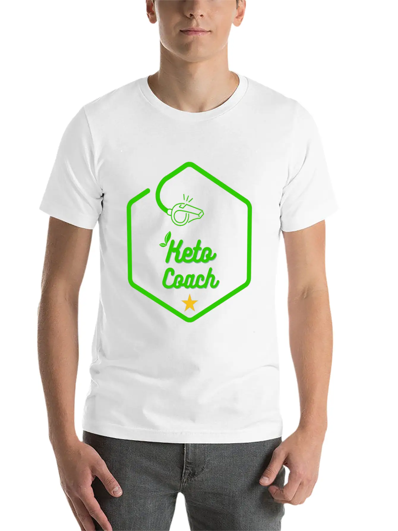 Keto Coach Unisex Casual T-Shirt – Clean Design For Daily Comfort