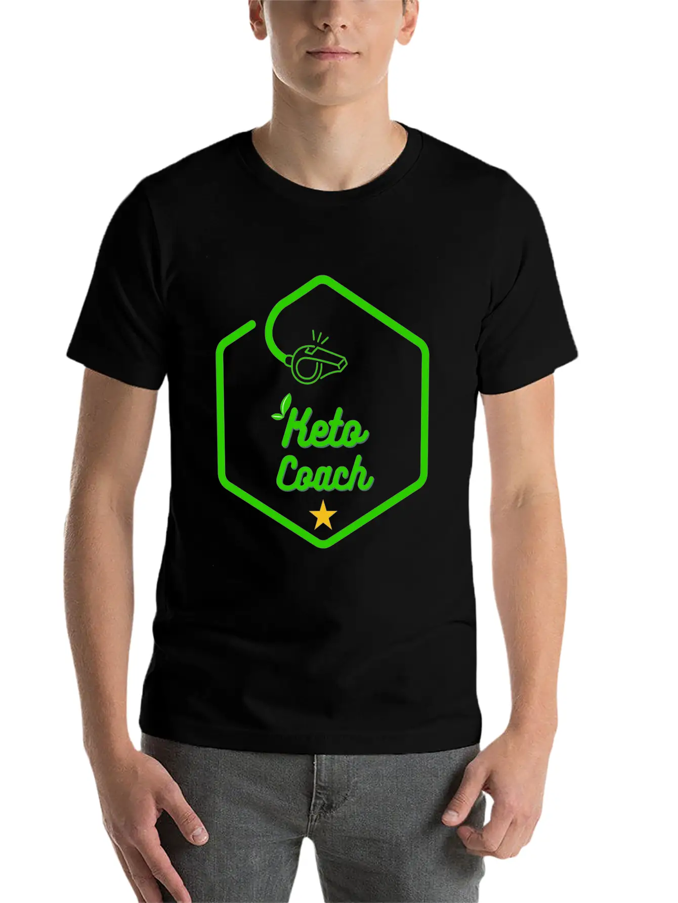 Keto Coach Unisex Casual T-Shirt – Clean Design For Daily Comfort