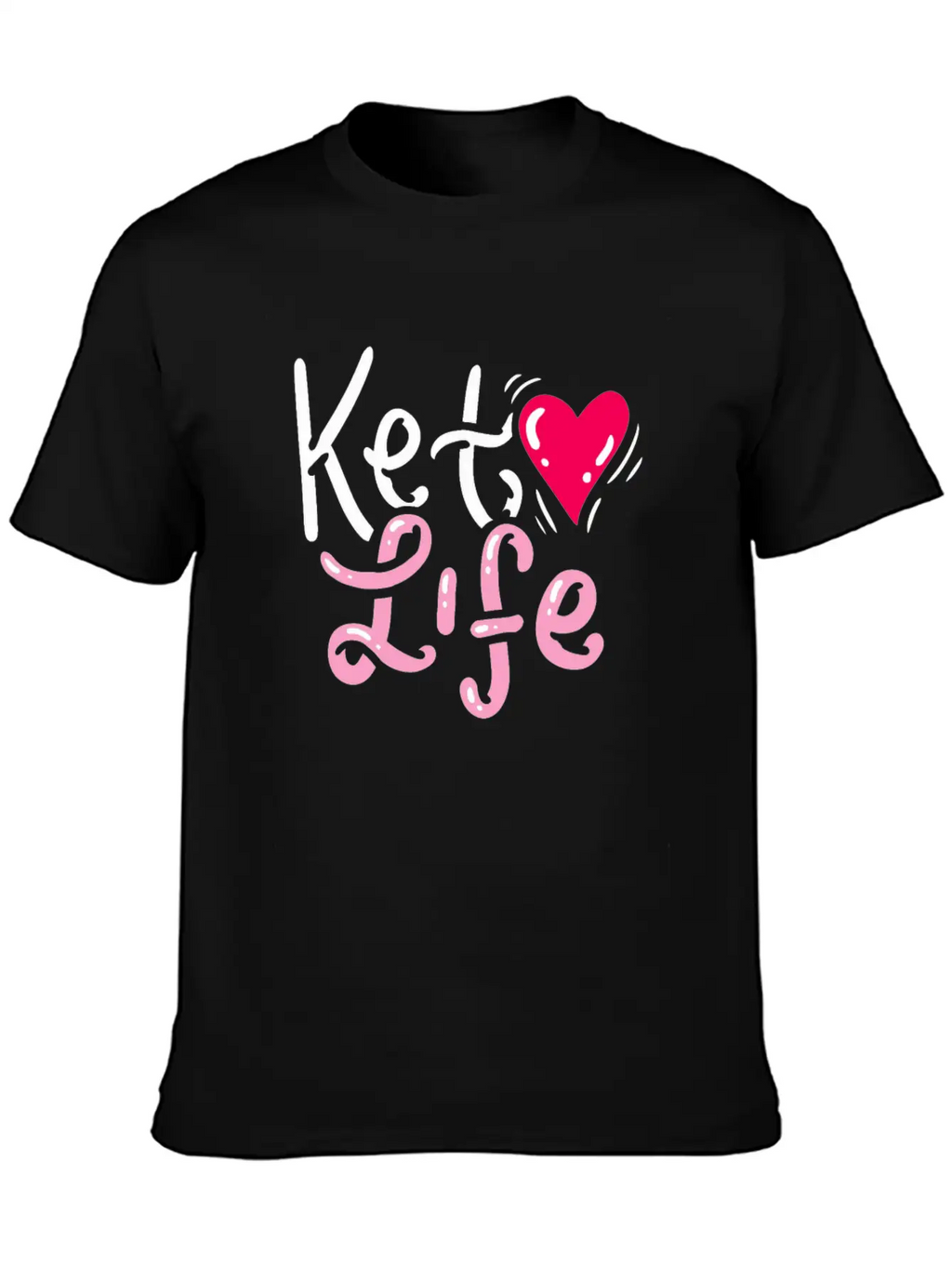 KETO DIET GIFT IDEA : Keto Life Classic Fit Graphic Tee For Daily Comfort – Unisex Cotton Shirt