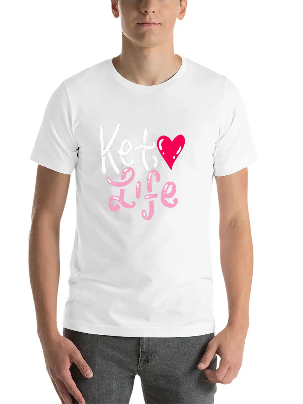 KETO DIET GIFT IDEA : Keto Life Classic Fit Graphic Tee For Daily Comfort – Unisex Cotton Shirt