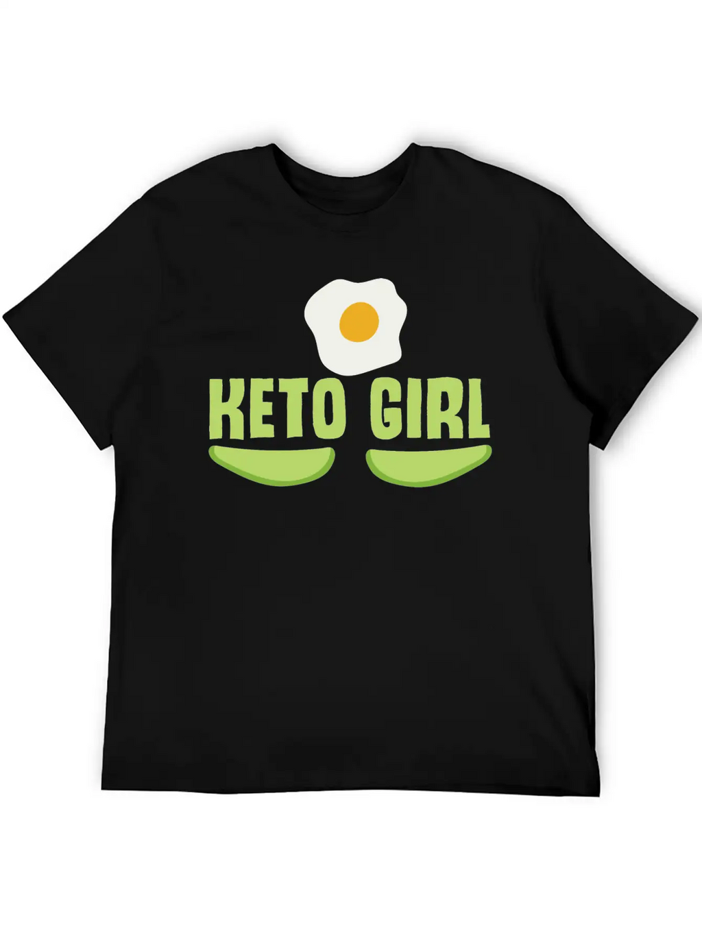 Keto Girl Ketogenic Diet Joke Saying Girls Breathable Soft Cotton T-Shirt – Timeless Casual Look