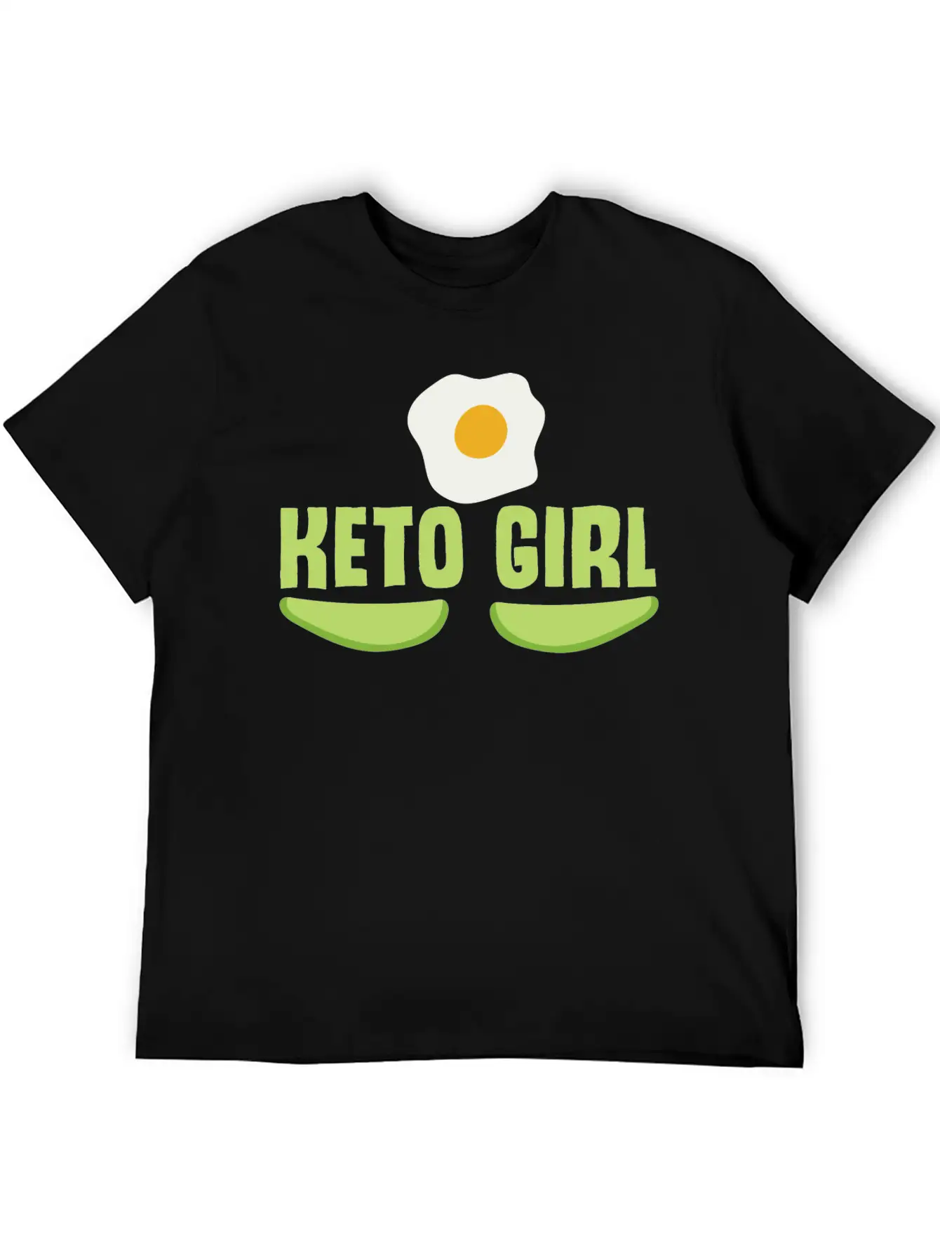 Keto Girl Ketogenic Diet Joke Saying Girls Breathable Soft Cotton T-Shirt – Timeless Casual Look