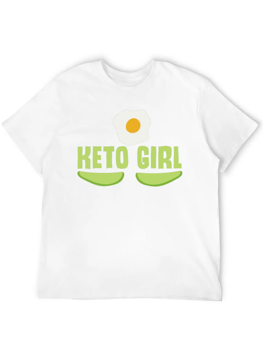 Keto Girl Ketogenic Diet Joke Saying Girls Breathable Soft Cotton T-Shirt – Timeless Casual Look