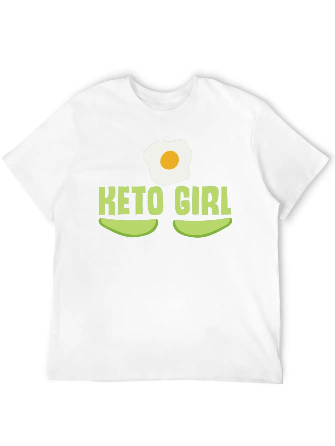 Keto Girl Ketogenic Diet Joke Saying Girls Breathable Soft Cotton T-Shirt – Timeless Casual Look