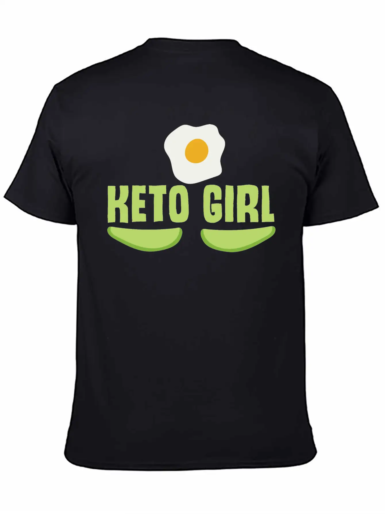 Keto Girl Ketogenic Diet Joke Saying Girls Breathable Soft Cotton T-Shirt – Timeless Casual Look