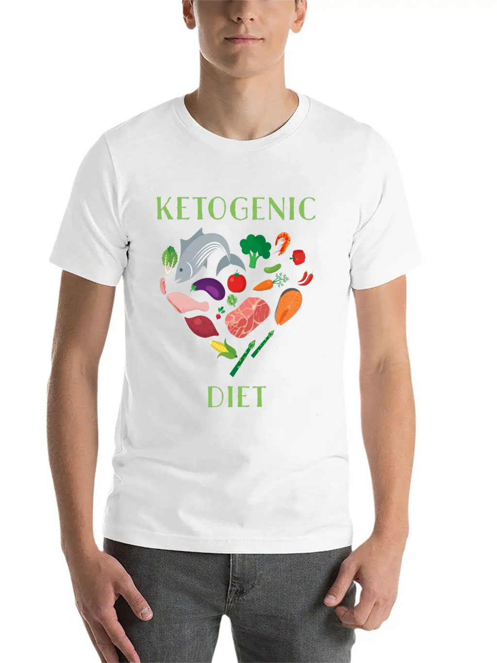Keto Life Unisex Casual T-Shirt – Clean Design For Daily Comfort