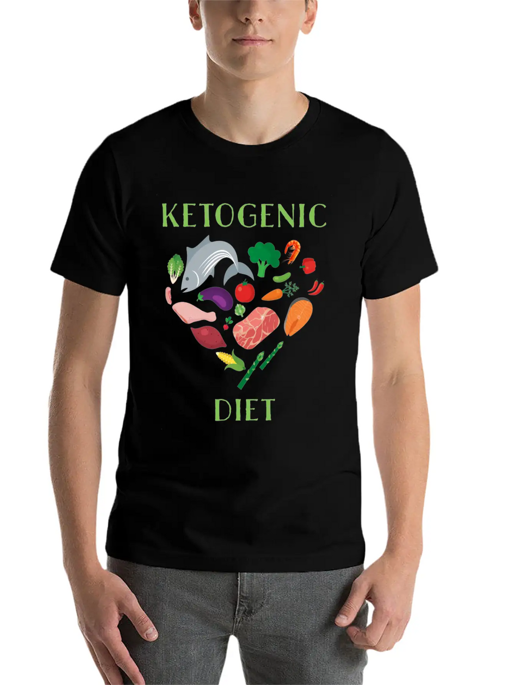 Keto Life Unisex Casual T-Shirt – Clean Design For Daily Comfort
