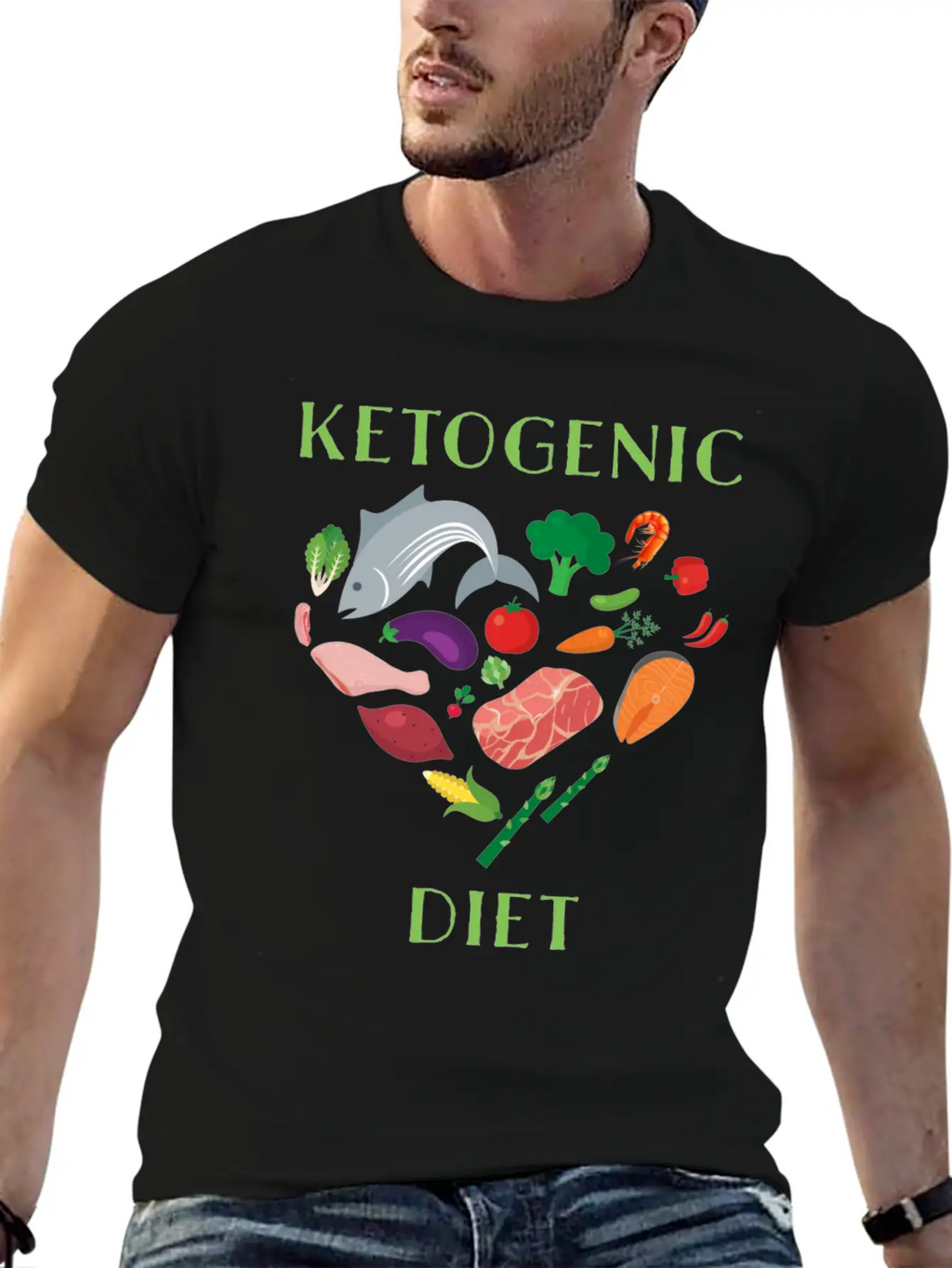 Keto Life Unisex Casual T-Shirt – Clean Design For Daily Comfort
