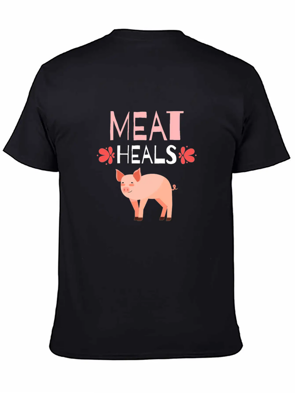 KETO / LOW CARB DIET: Meat Heals Breathable Soft Cotton T-Shirt – Timeless Casual Look