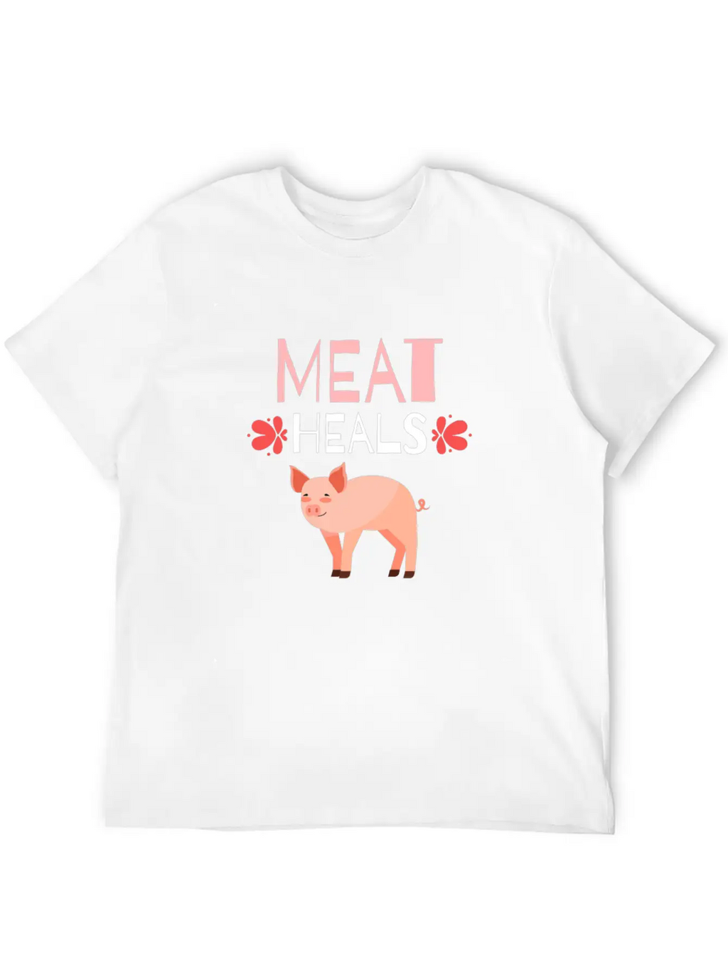 KETO / LOW CARB DIET: Meat Heals Breathable Soft Cotton T-Shirt – Timeless Casual Look