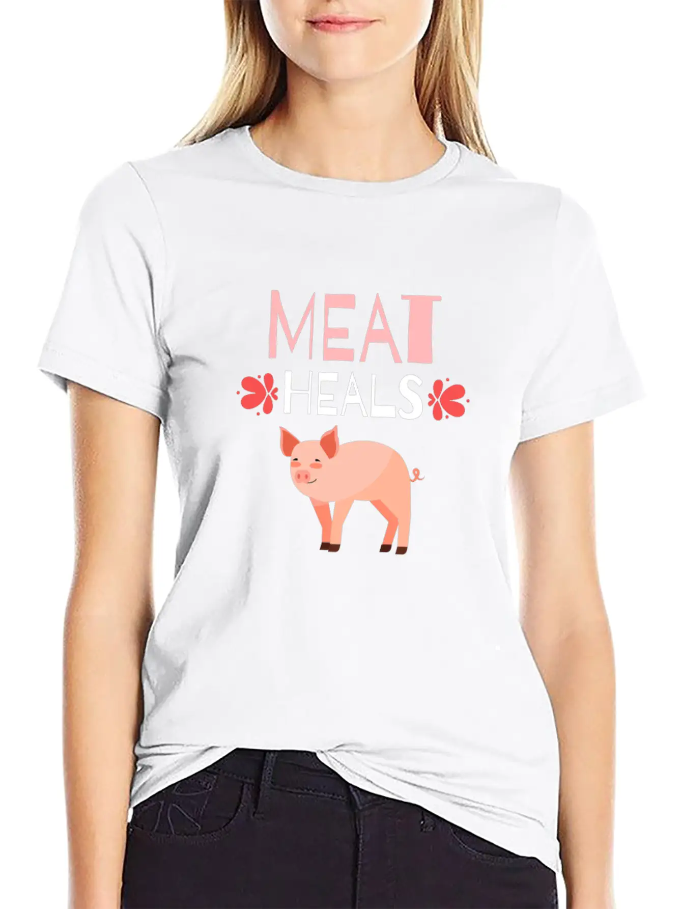 KETO / LOW CARB DIET: Meat Heals Breathable Soft Cotton T-Shirt – Timeless Casual Look