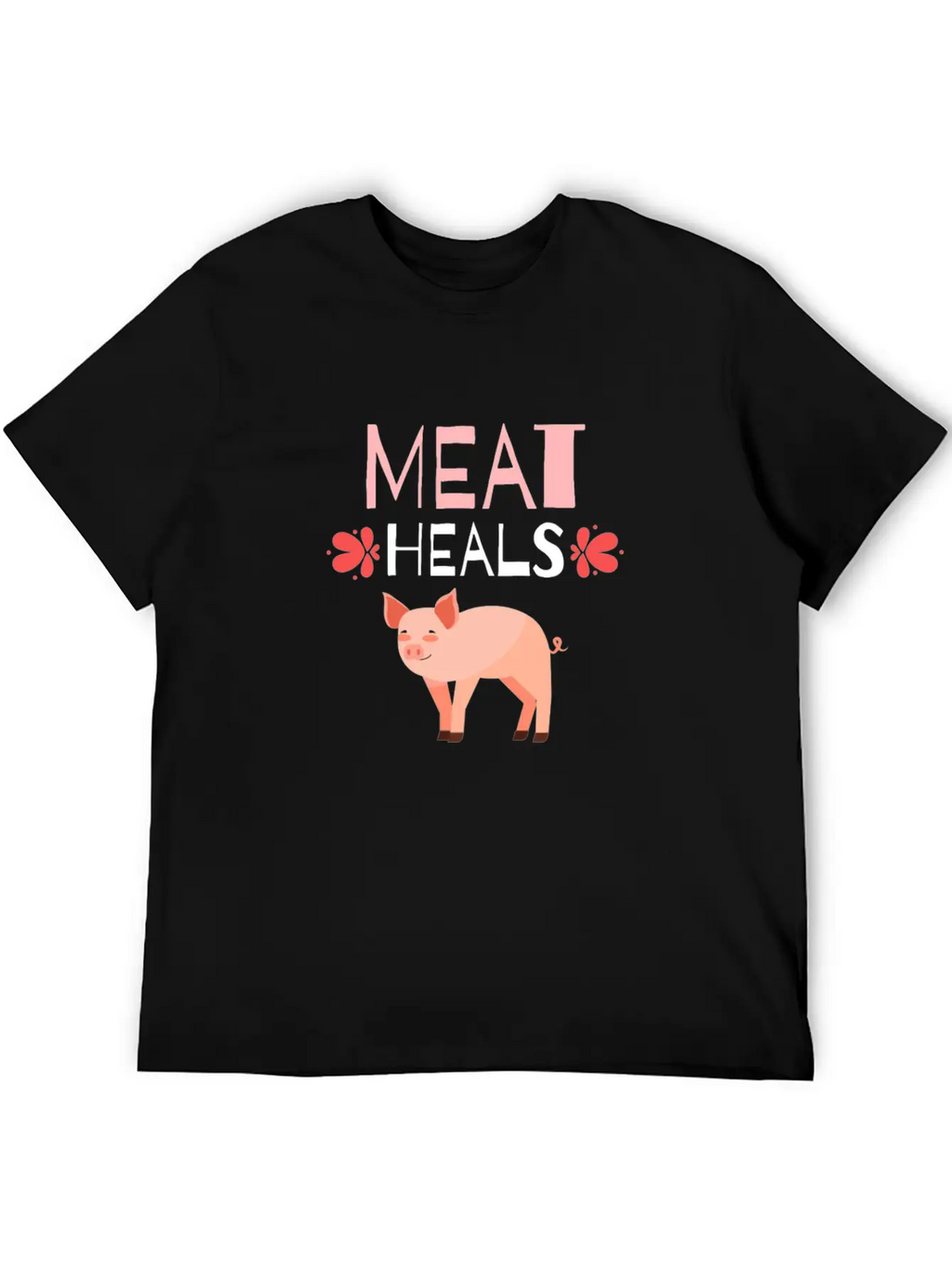 KETO / LOW CARB DIET: Meat Heals Breathable Soft Cotton T-Shirt – Timeless Casual Look