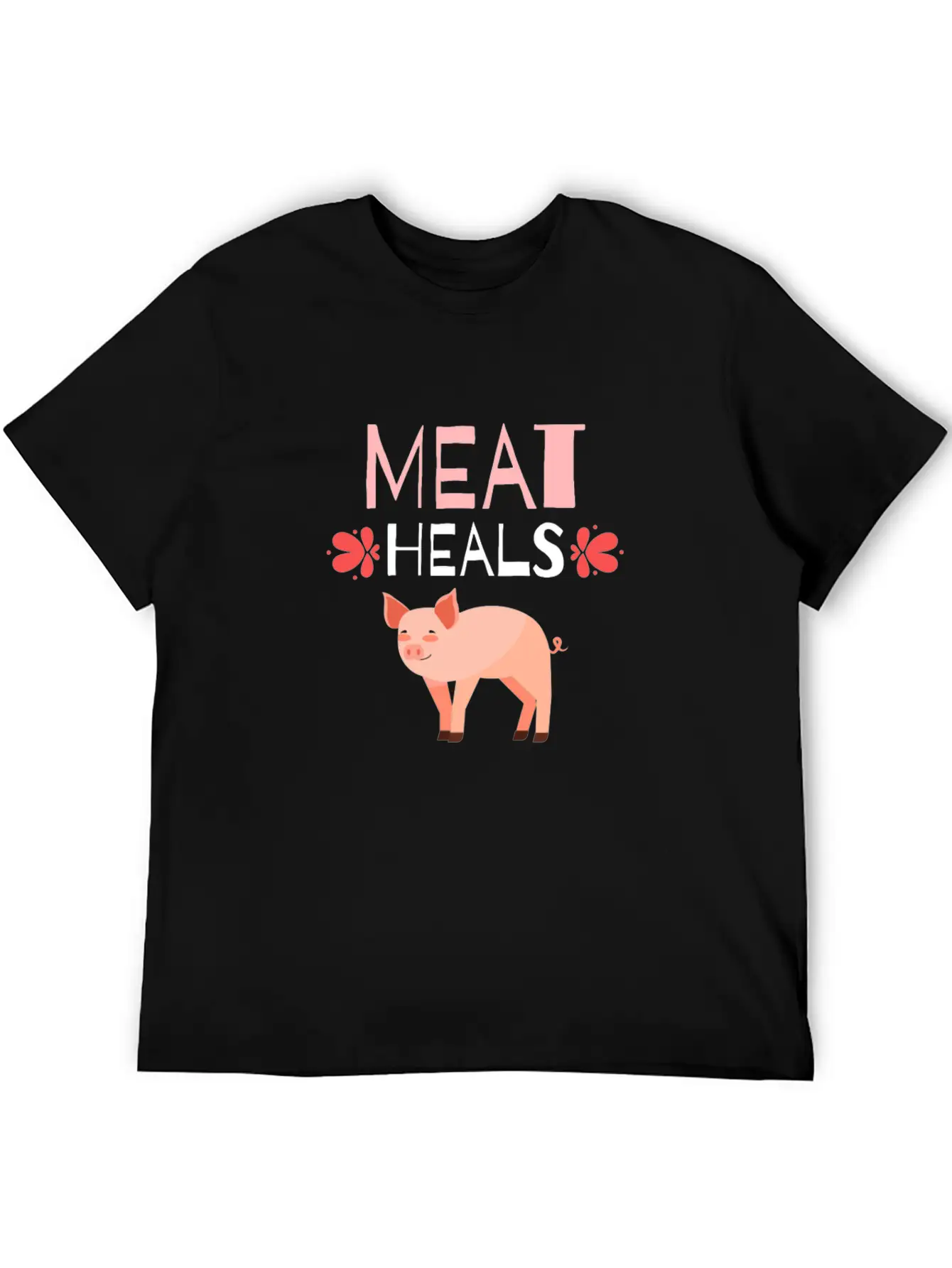 KETO / LOW CARB DIET: Meat Heals Breathable Soft Cotton T-Shirt – Timeless Casual Look