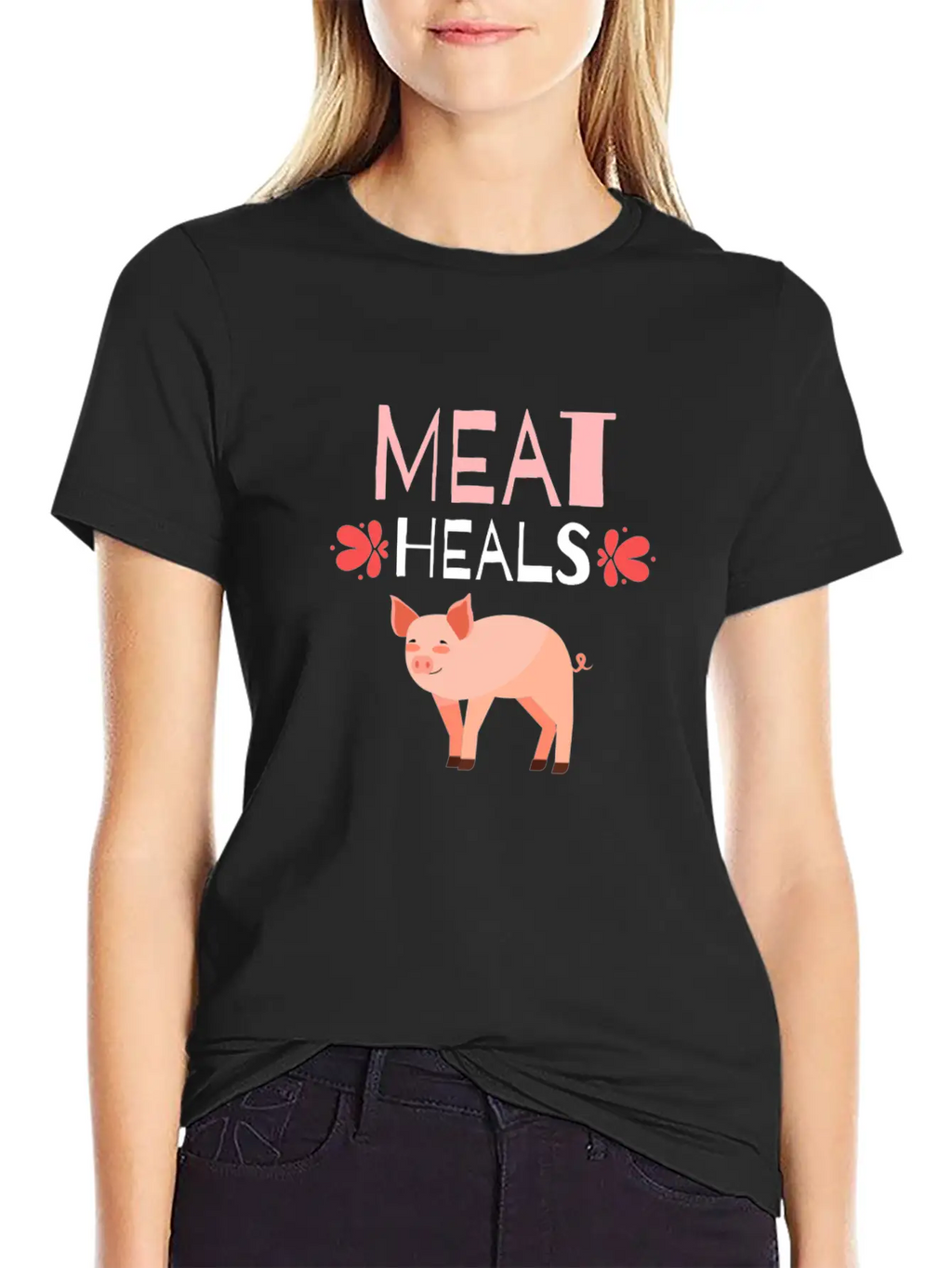 KETO / LOW CARB DIET: Meat Heals Breathable Soft Cotton T-Shirt – Timeless Casual Look