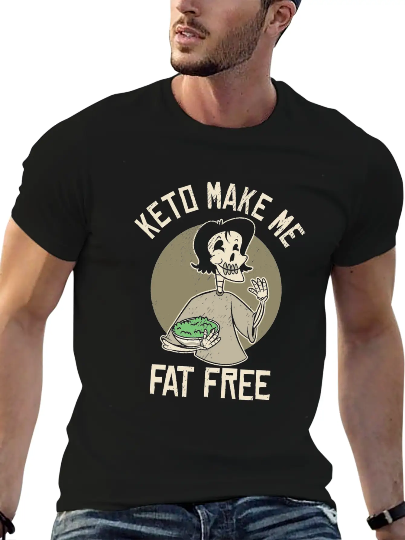 Keto Nutritionist Diet Ketogenic Food Weight Loss Breathable Soft Cotton T-Shirt – Timeless Casual Look
