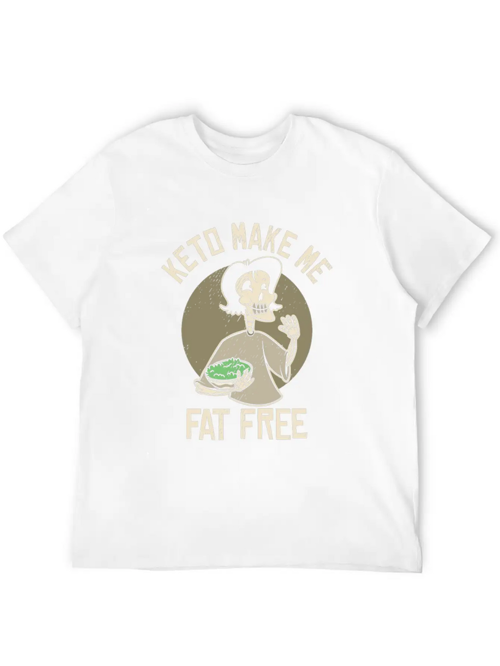 Keto Nutritionist Diet Ketogenic Food Weight Loss Breathable Soft Cotton T-Shirt – Timeless Casual Look