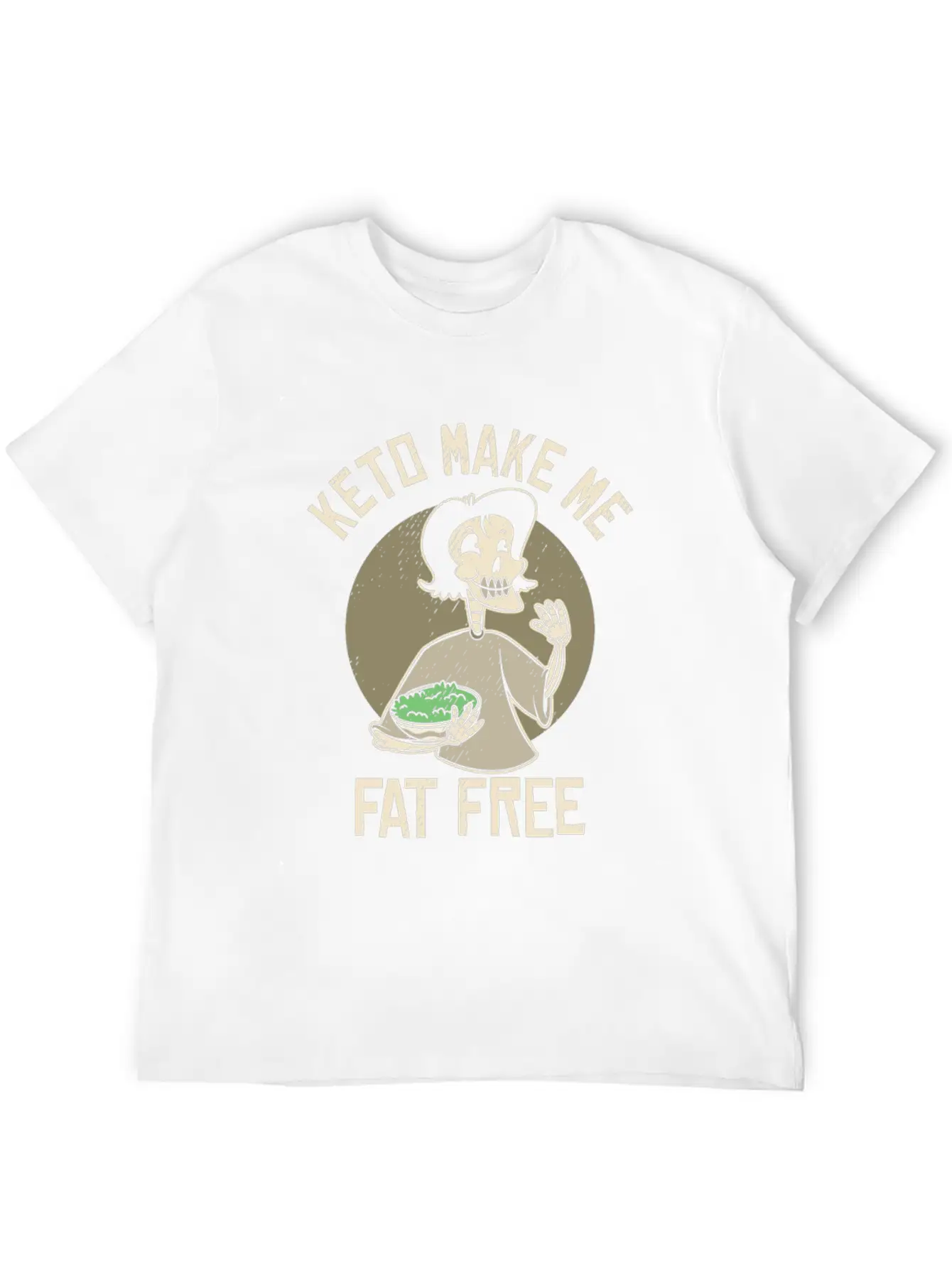 Keto Nutritionist Diet Ketogenic Food Weight Loss Breathable Soft Cotton T-Shirt – Timeless Casual Look