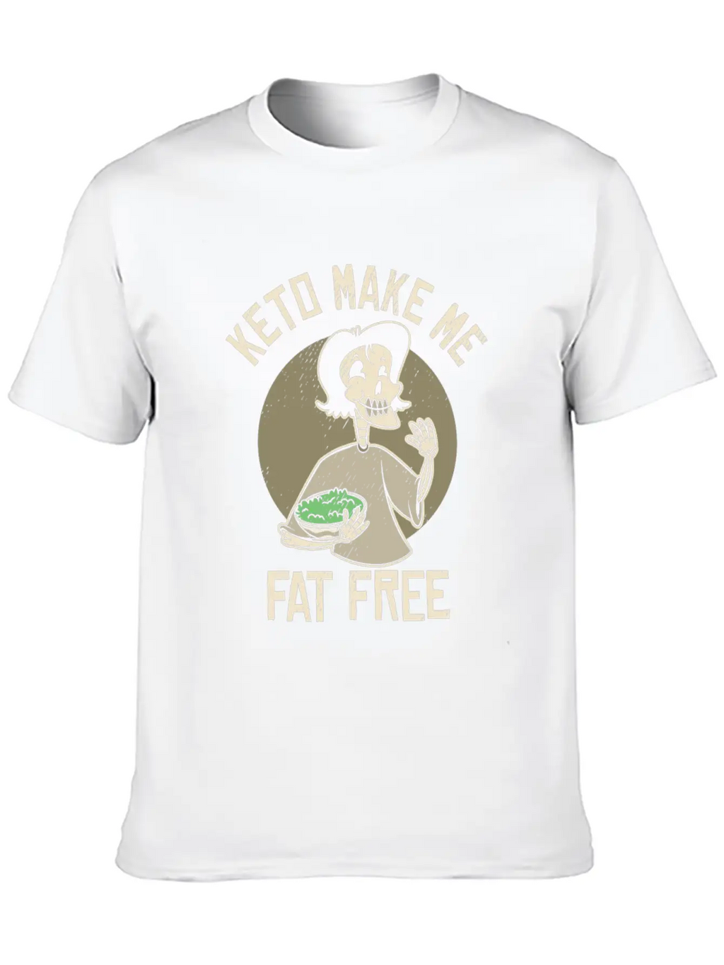 Keto Nutritionist Diet Ketogenic Food Weight Loss Breathable Soft Cotton T-Shirt – Timeless Casual Look