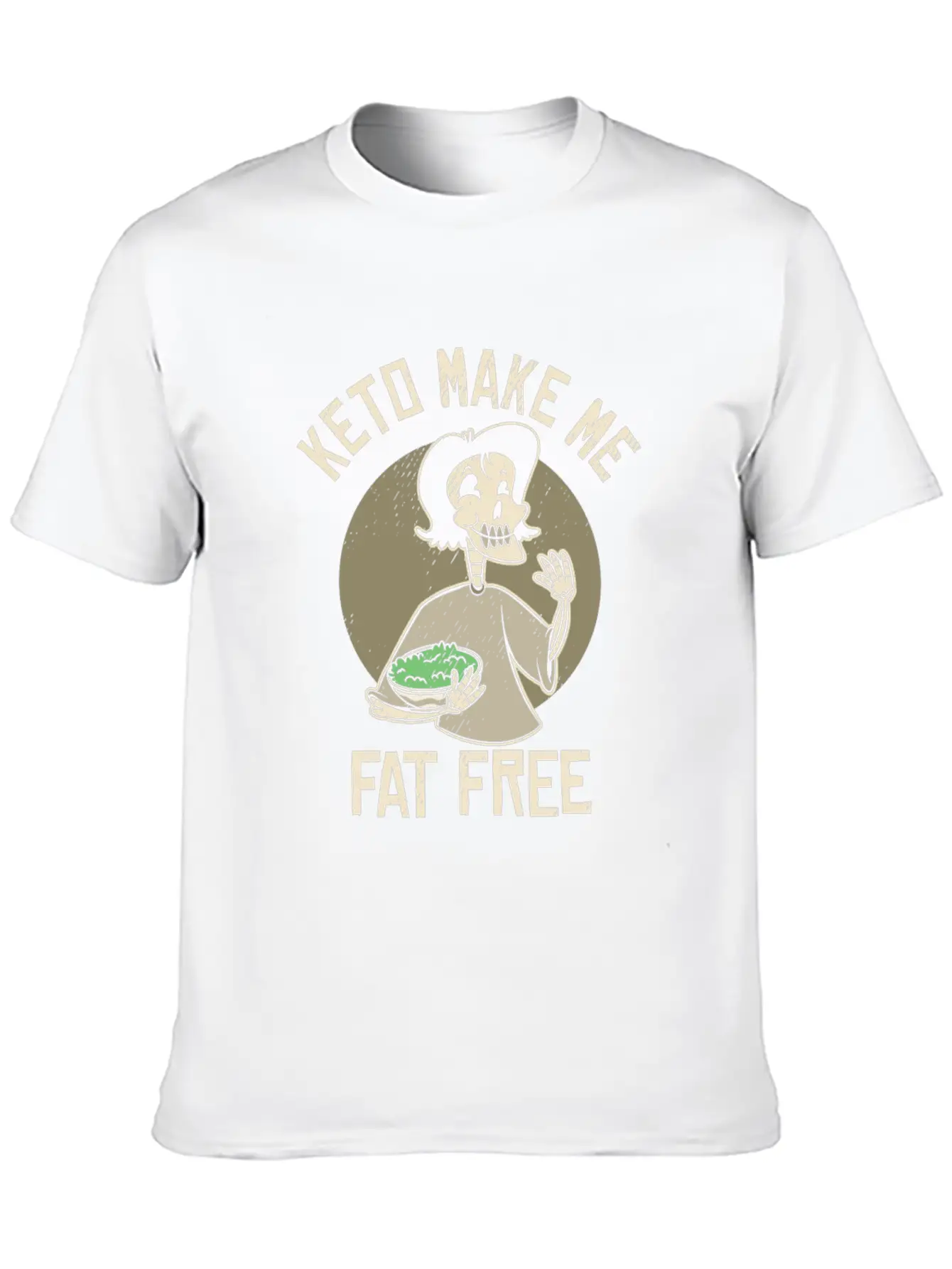 Keto Nutritionist Diet Ketogenic Food Weight Loss Breathable Soft Cotton T-Shirt – Timeless Casual Look