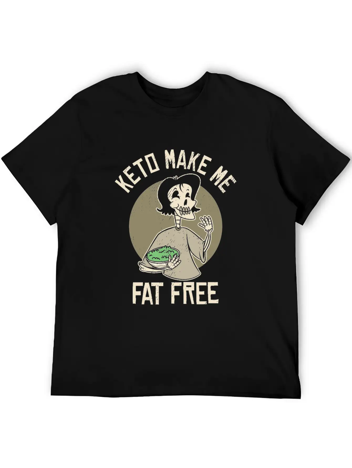 Keto Nutritionist Diet Ketogenic Food Weight Loss Breathable Soft Cotton T-Shirt – Timeless Casual Look