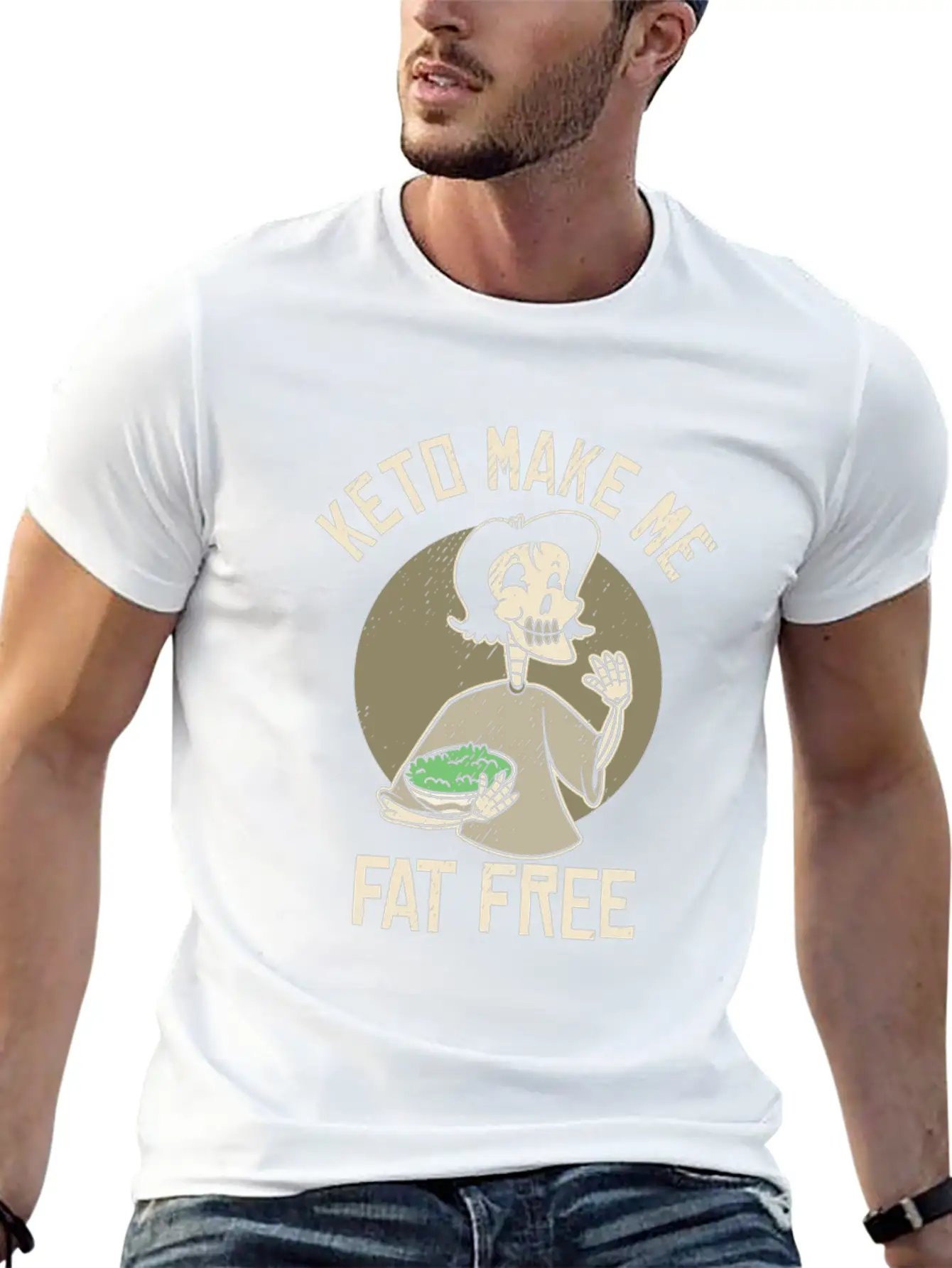 Keto Nutritionist Diet Ketogenic Food Weight Loss Breathable Soft Cotton T-Shirt – Timeless Casual Look