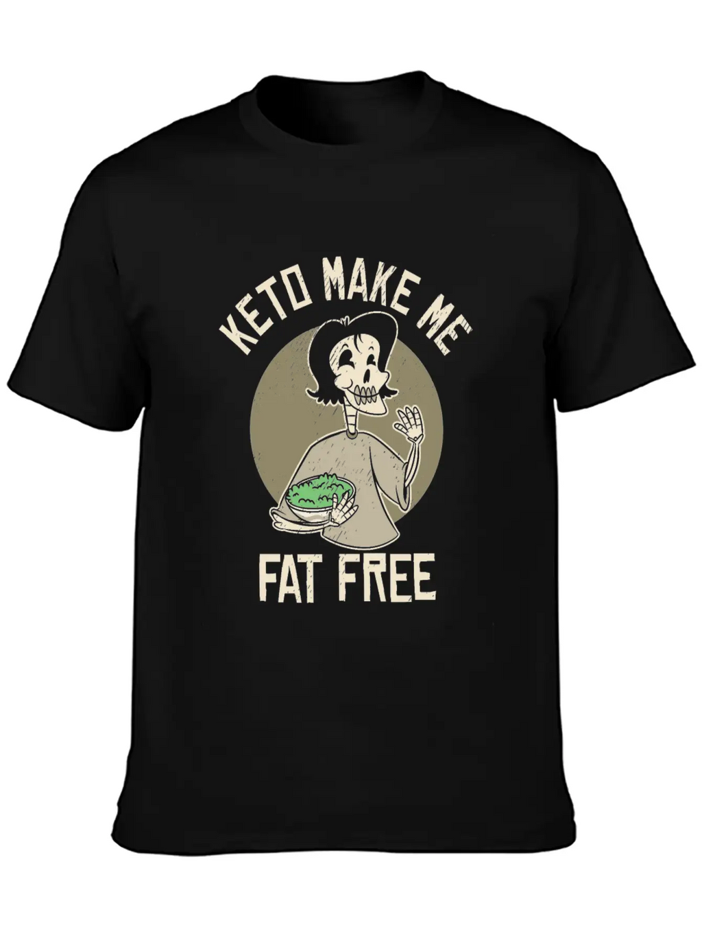 Keto Nutritionist Diet Ketogenic Food Weight Loss Breathable Soft Cotton T-Shirt – Timeless Casual Look