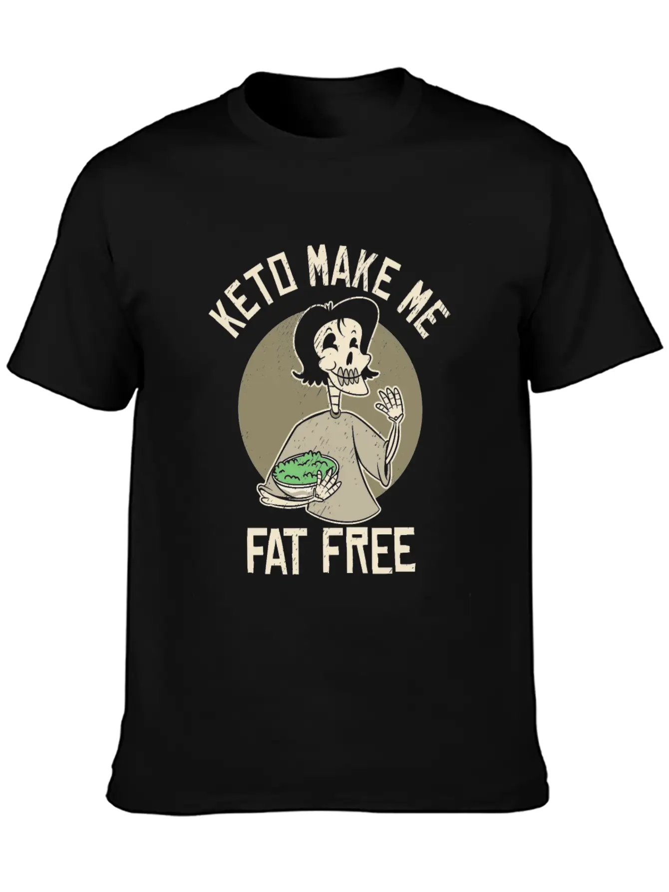 Keto Nutritionist Diet Ketogenic Food Weight Loss Breathable Soft Cotton T-Shirt – Timeless Casual Look