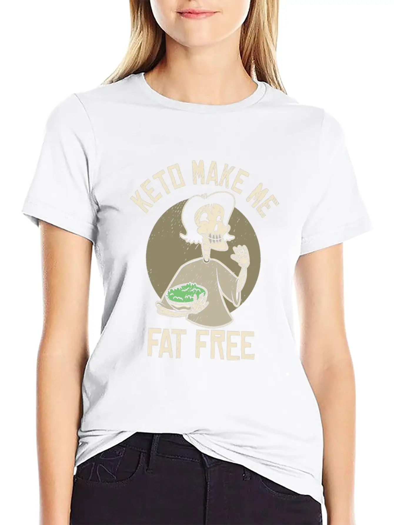 Keto Nutritionist Diet Ketogenic Food Weight Loss Breathable Soft Cotton T-Shirt – Timeless Casual Look