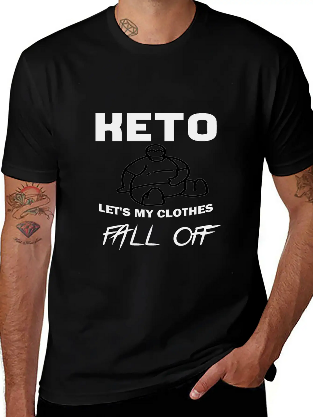 Keto Unisex Short Sleeve Soft Cotton T-Shirt – Casual Everyday Wear