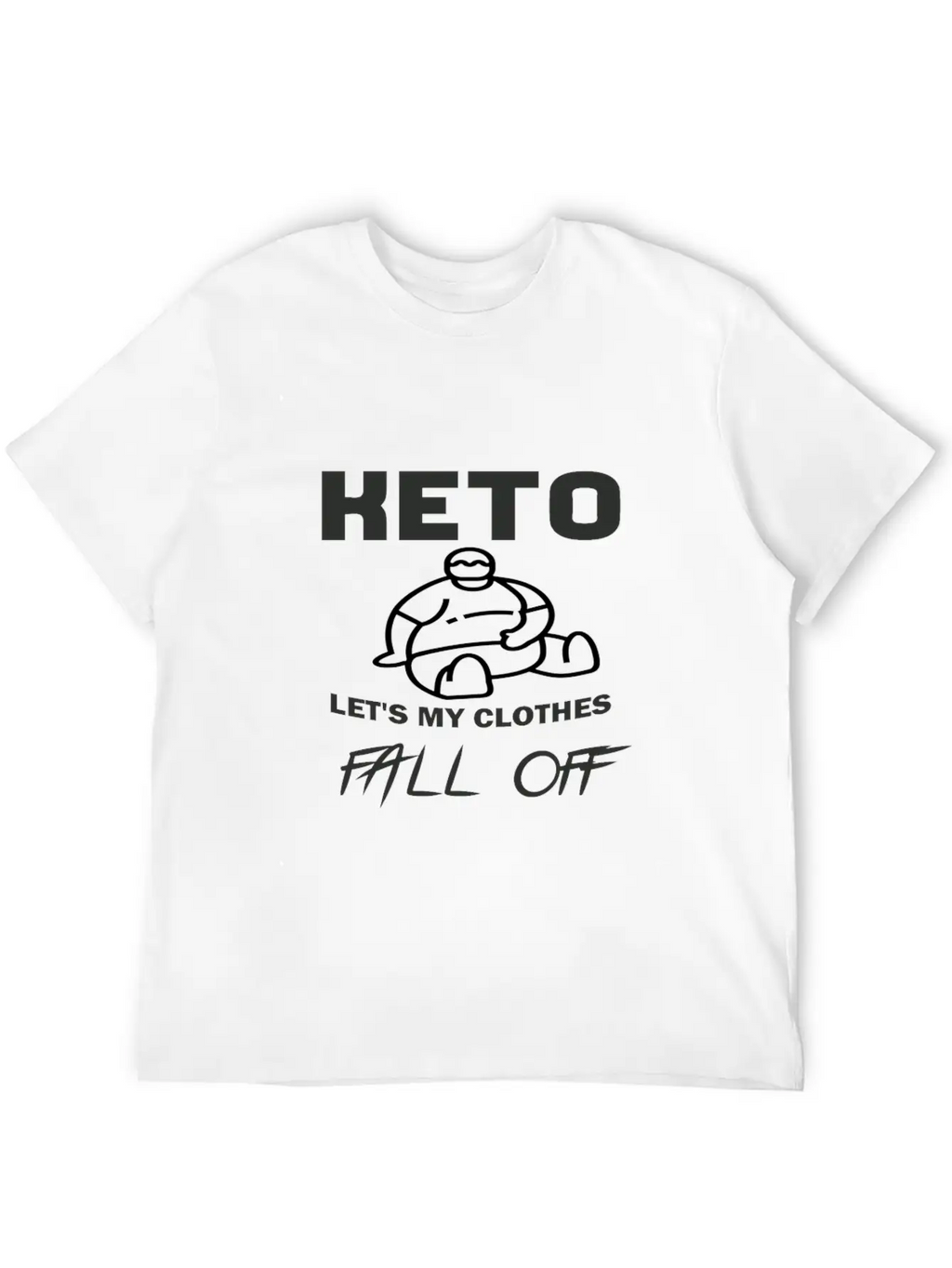 Keto Unisex Short Sleeve Soft Cotton T-Shirt – Casual Everyday Wear
