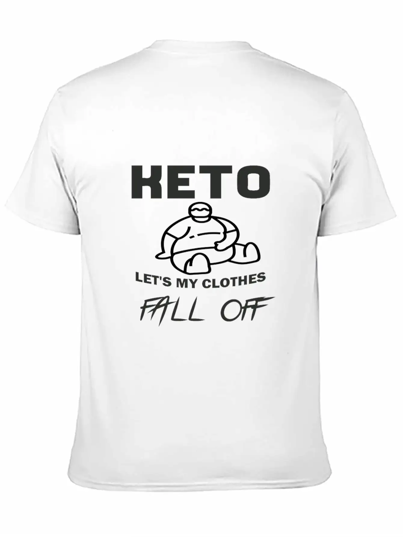 Keto Unisex Short Sleeve Soft Cotton T-Shirt – Casual Everyday Wear