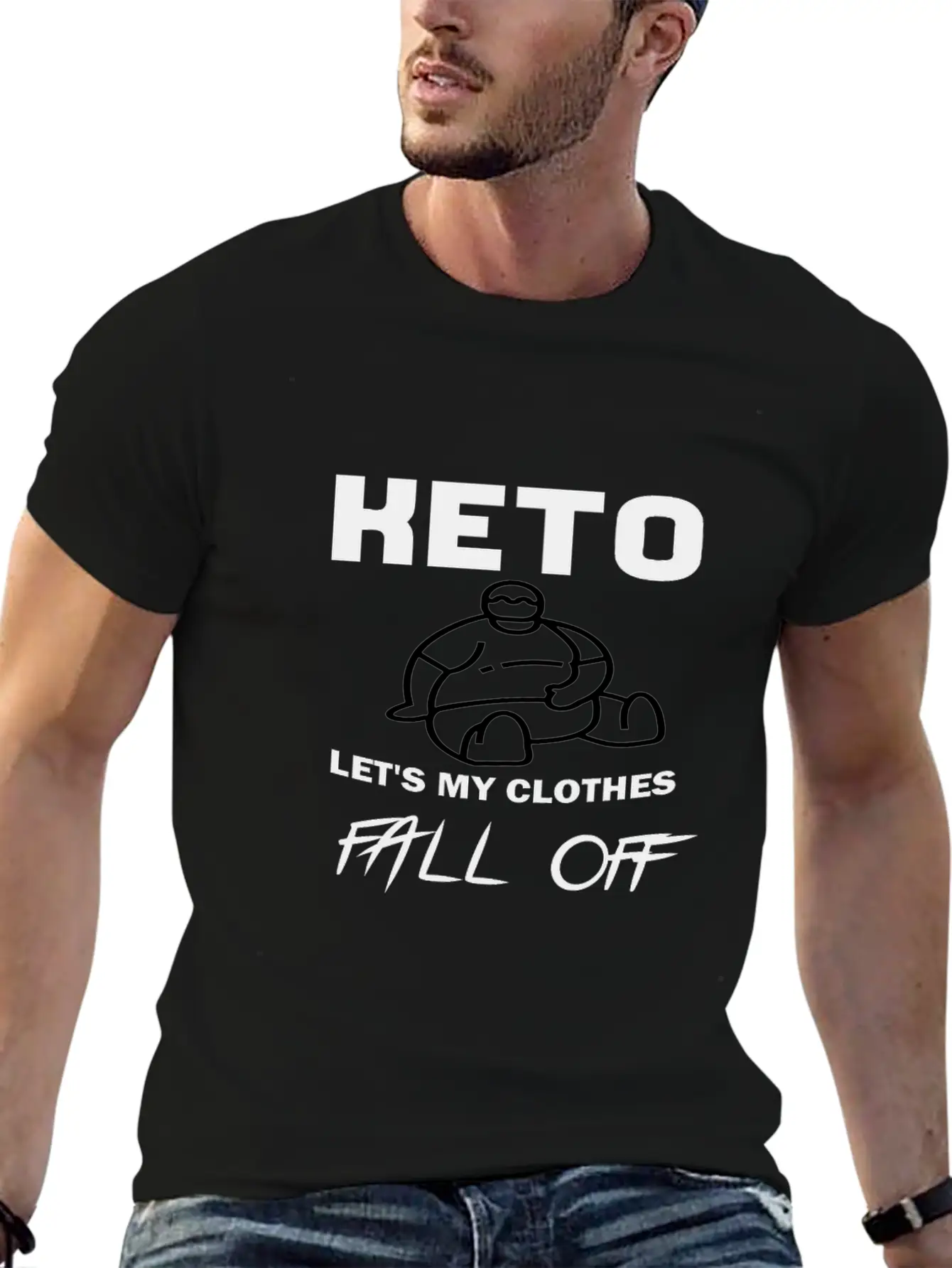 Keto Unisex Short Sleeve Soft Cotton T-Shirt – Casual Everyday Wear