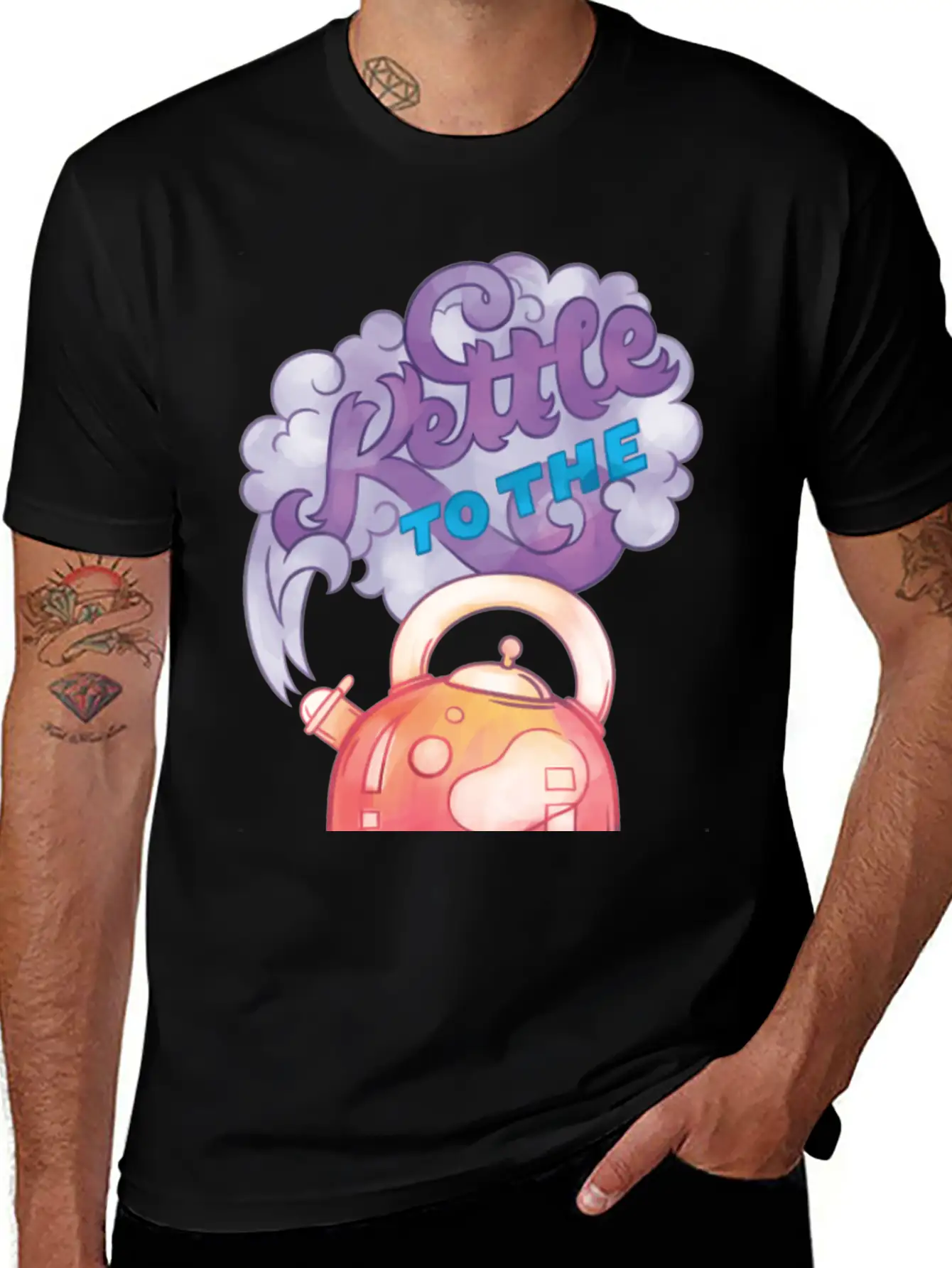 Kettle To The Metal Unisex Short Sleeve Soft Cotton T-Shirt – Casual Everyday Wear