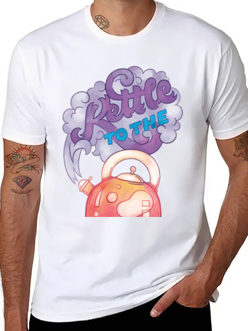 Kettle To The Metal Unisex Short Sleeve Soft Cotton T-Shirt – Casual Everyday Wear