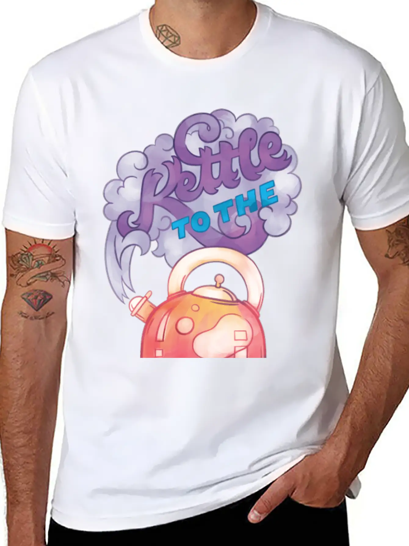 Kettle To The Metal Unisex Short Sleeve Soft Cotton T-Shirt – Casual Everyday Wear