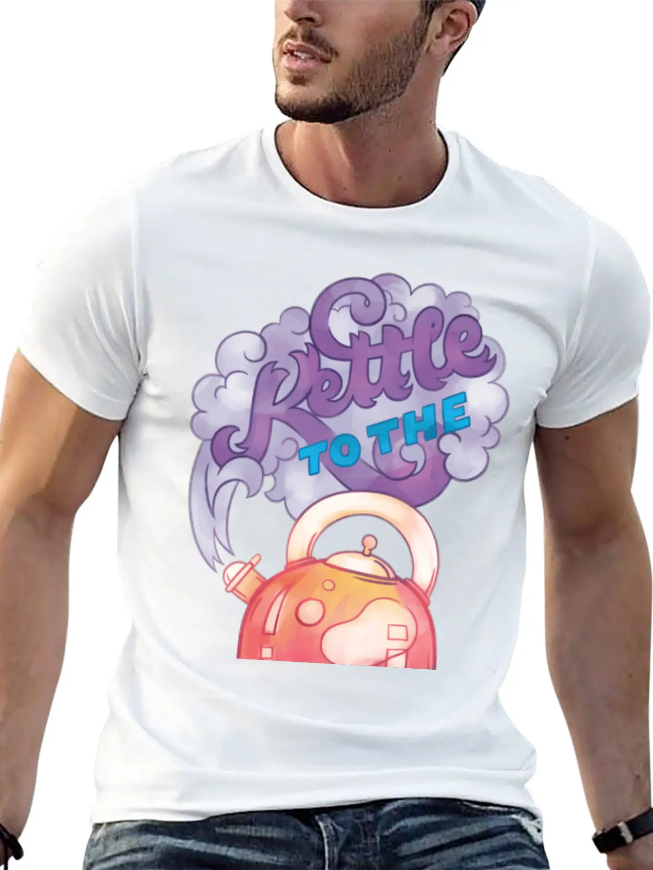 Kettle To The Metal Unisex Short Sleeve Soft Cotton T-Shirt – Casual Everyday Wear