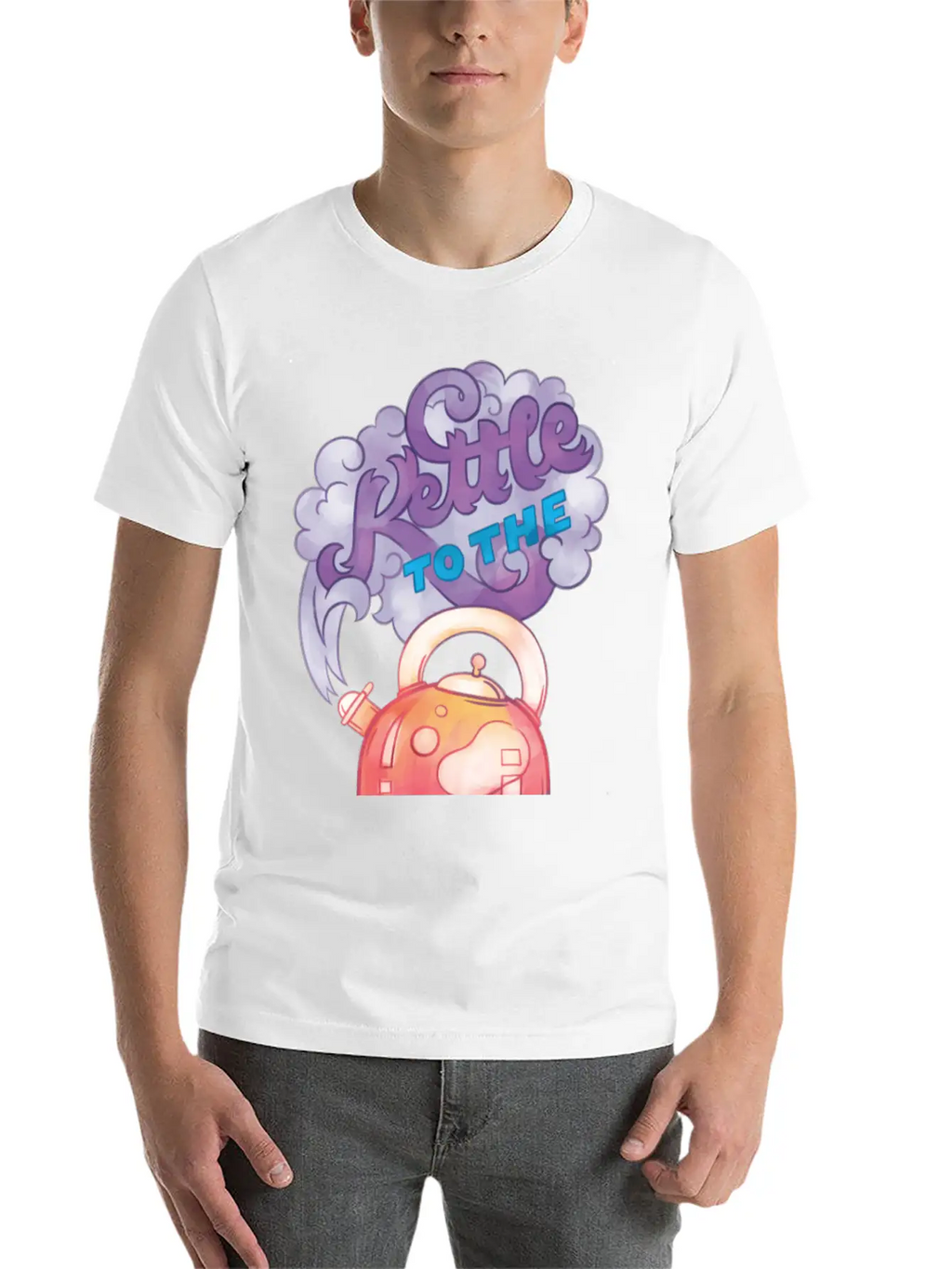 Kettle To The Metal Unisex Short Sleeve Soft Cotton T-Shirt – Casual Everyday Wear
