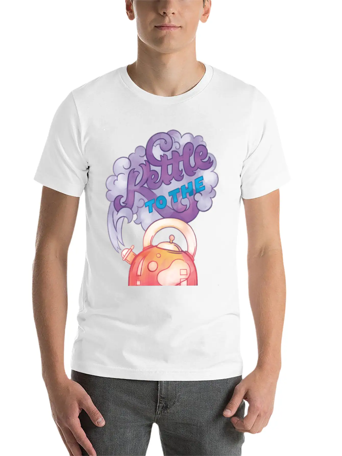 Kettle To The Metal Unisex Short Sleeve Soft Cotton T-Shirt – Casual Everyday Wear