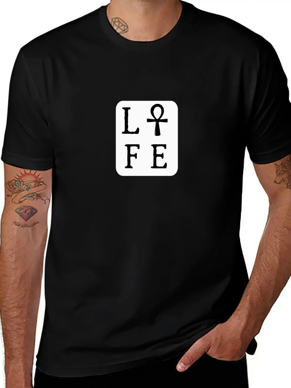 Key Of Life Casual Graphic T-Shirt – Simple And Comfortable Daily Wear