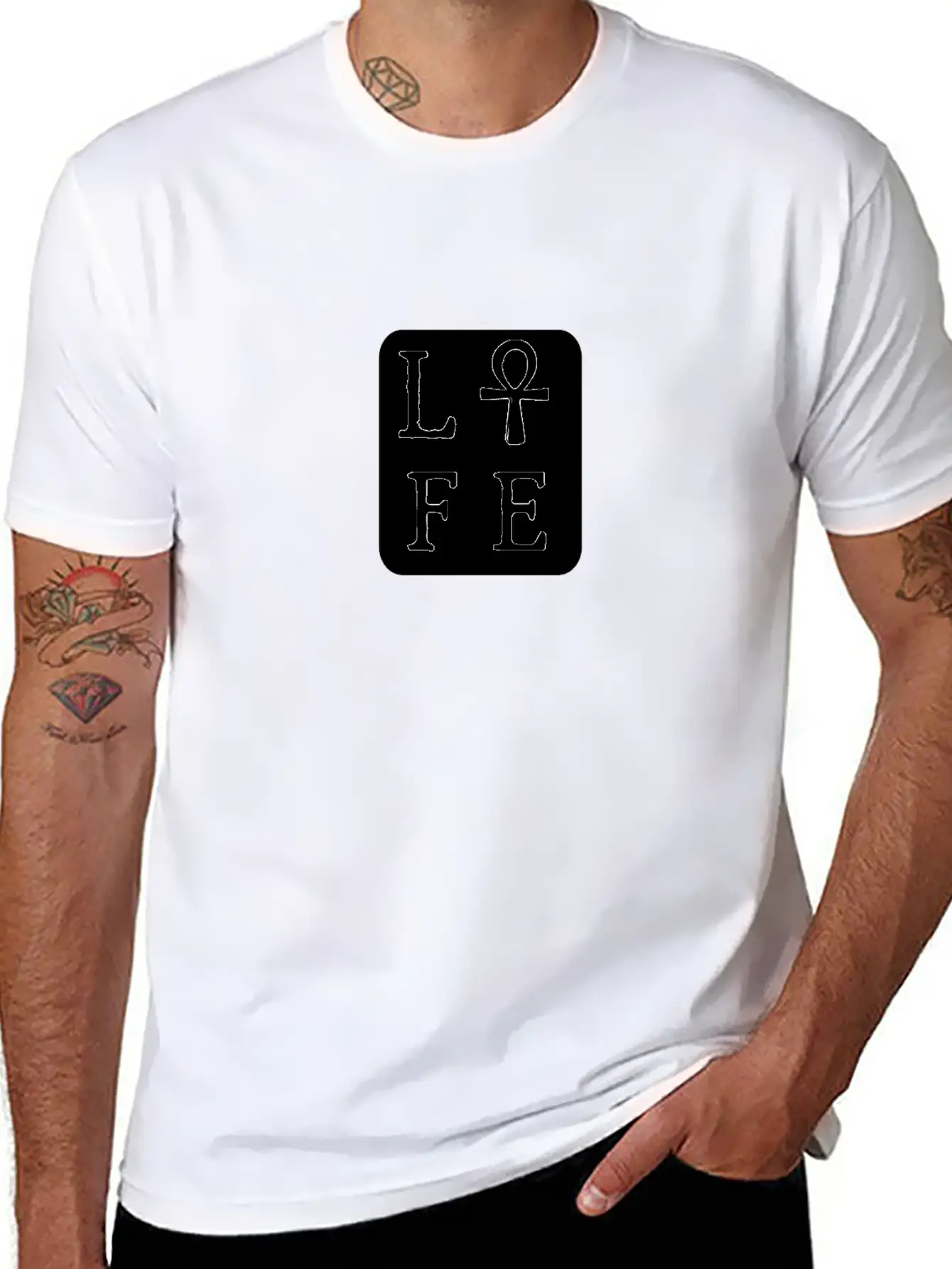 Key Of Life Casual Graphic T-Shirt – Simple And Comfortable Daily Wear