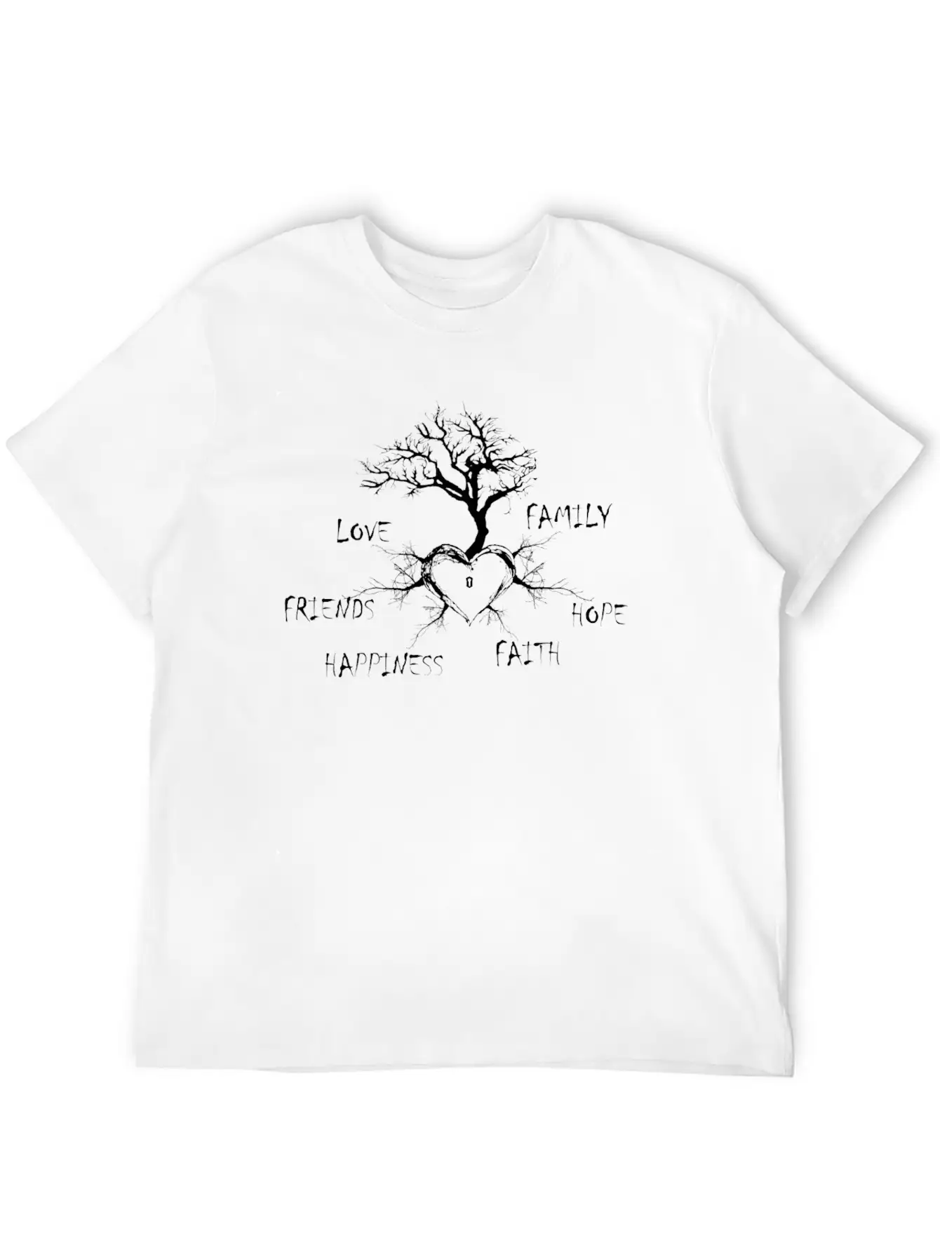 Key Of My Heart Unisex Short Sleeve Soft Cotton T-Shirt – Casual Everyday Wear