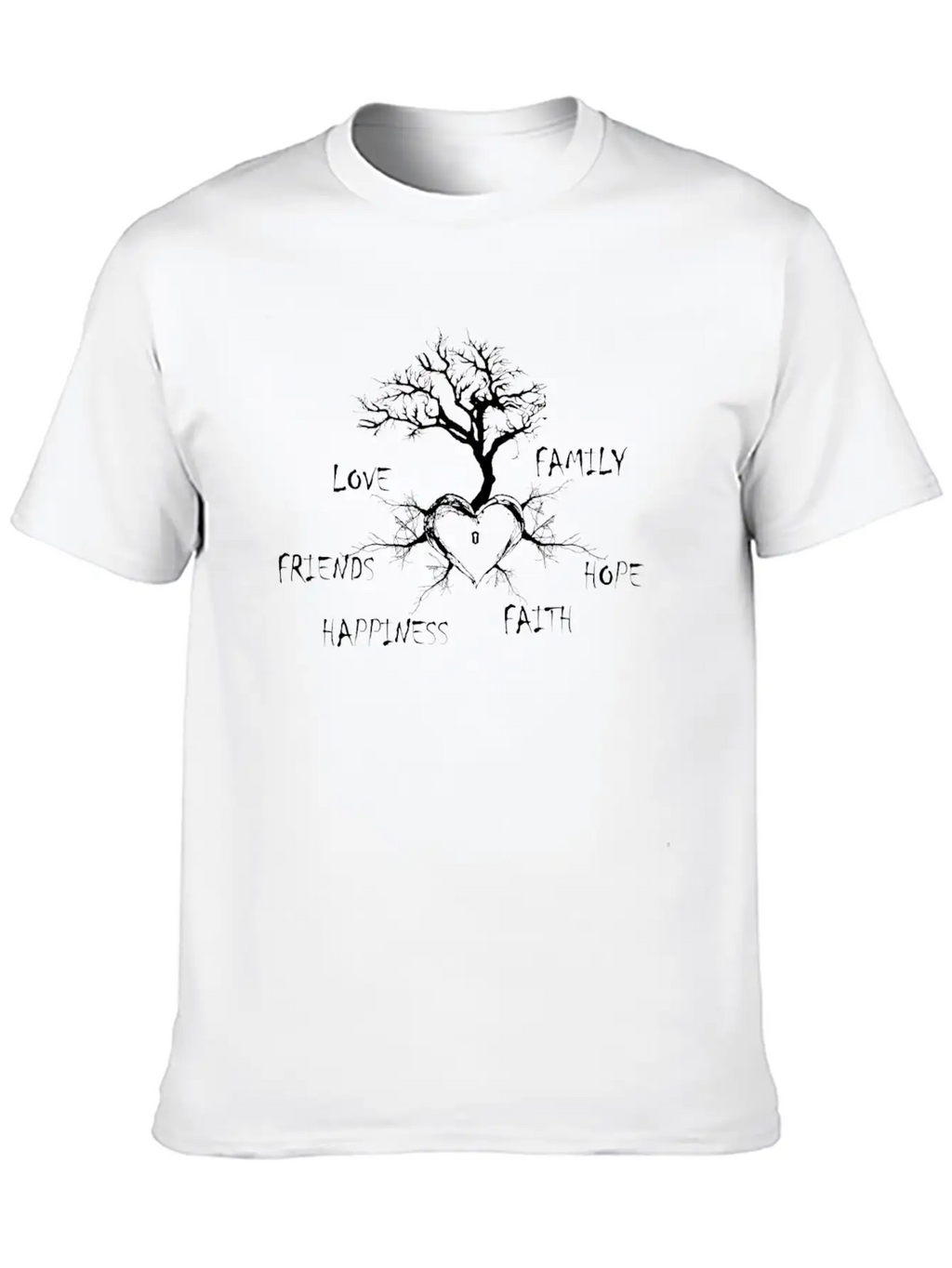 Key Of My Heart Unisex Short Sleeve Soft Cotton T-Shirt – Casual Everyday Wear