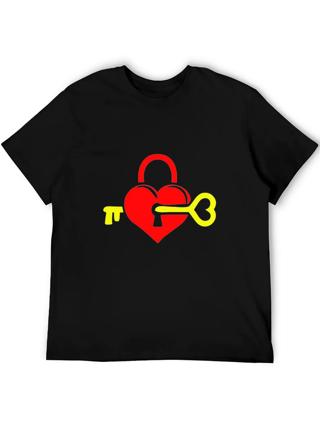Key To Your Heart Unisex Casual T-Shirt – Clean Design For Daily Comfort