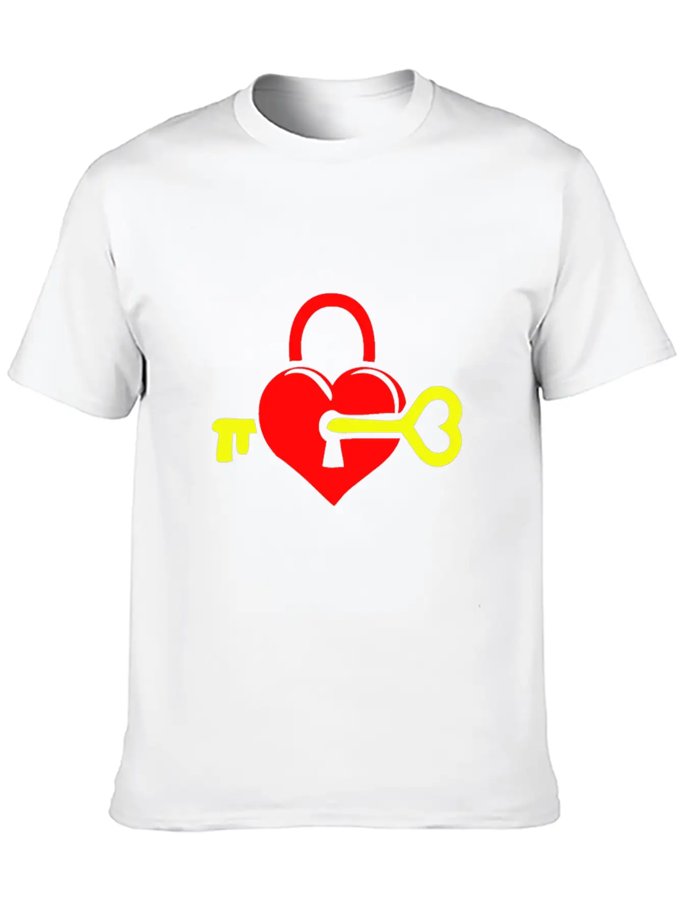Key To Your Heart Unisex Casual T-Shirt – Clean Design For Daily Comfort
