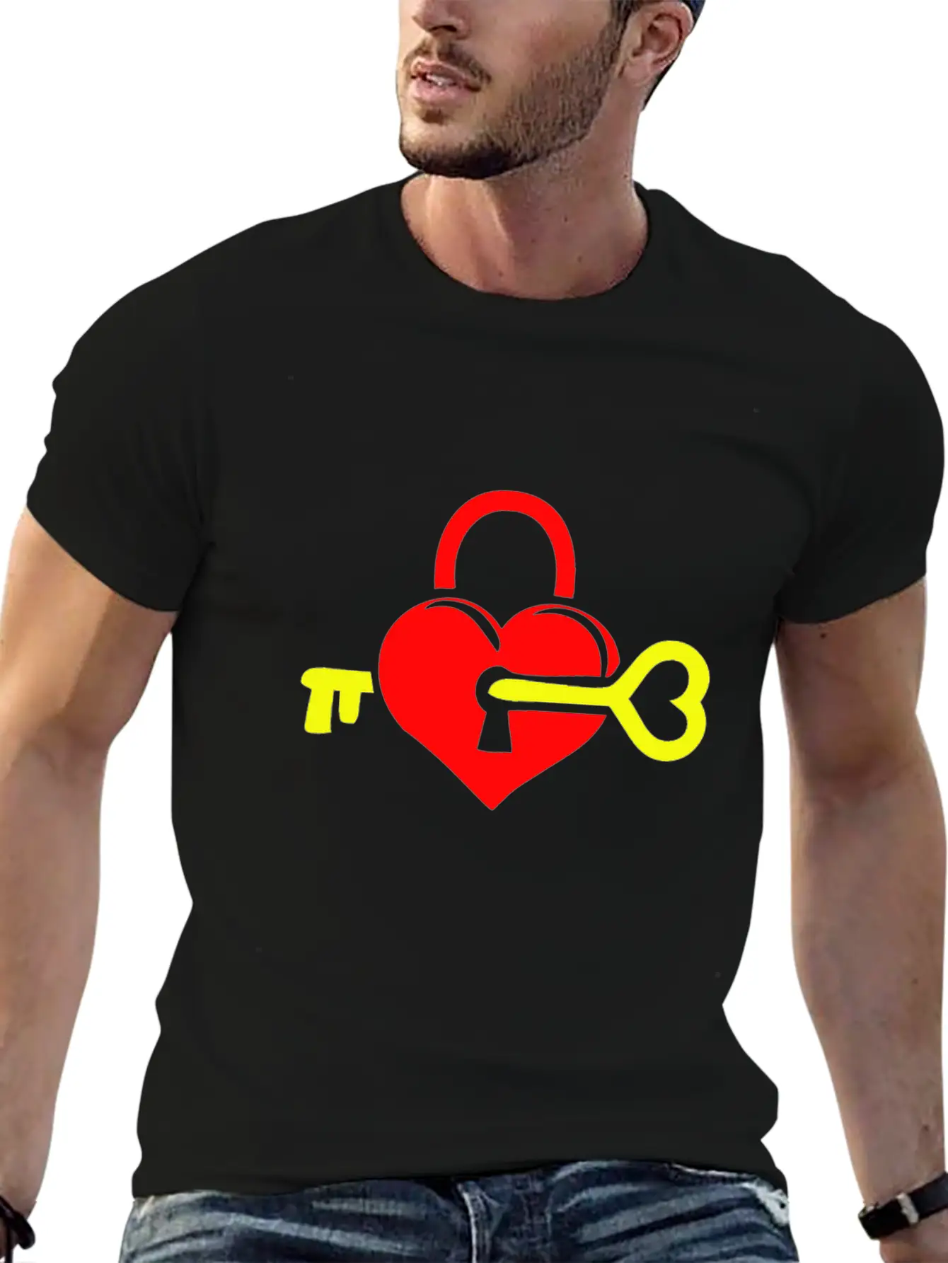 Key To Your Heart Unisex Casual T-Shirt – Clean Design For Daily Comfort