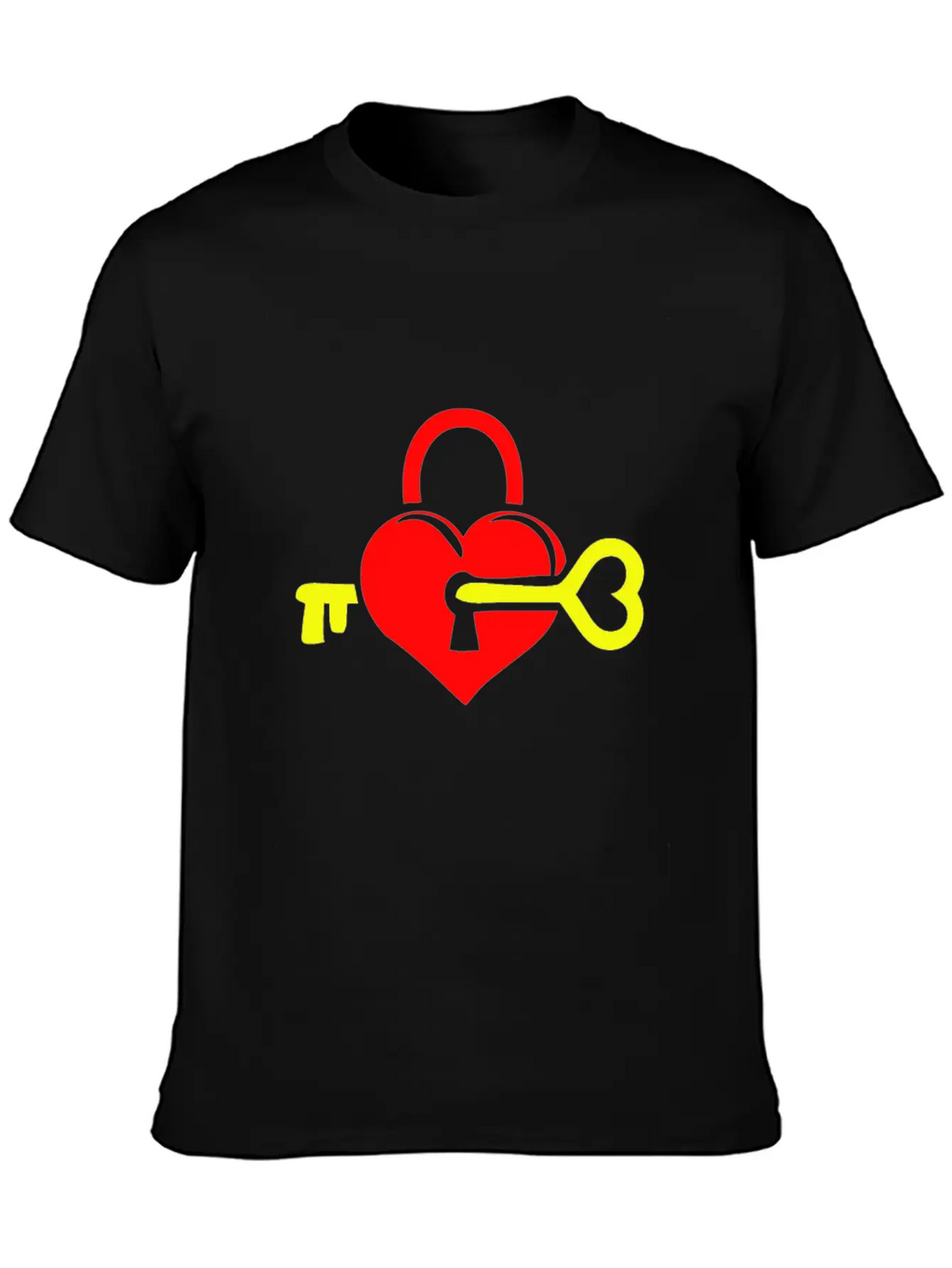 Key To Your Heart Unisex Casual T-Shirt – Clean Design For Daily Comfort