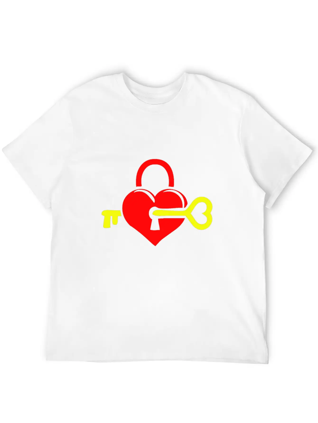 Key To Your Heart Unisex Casual T-Shirt – Clean Design For Daily Comfort