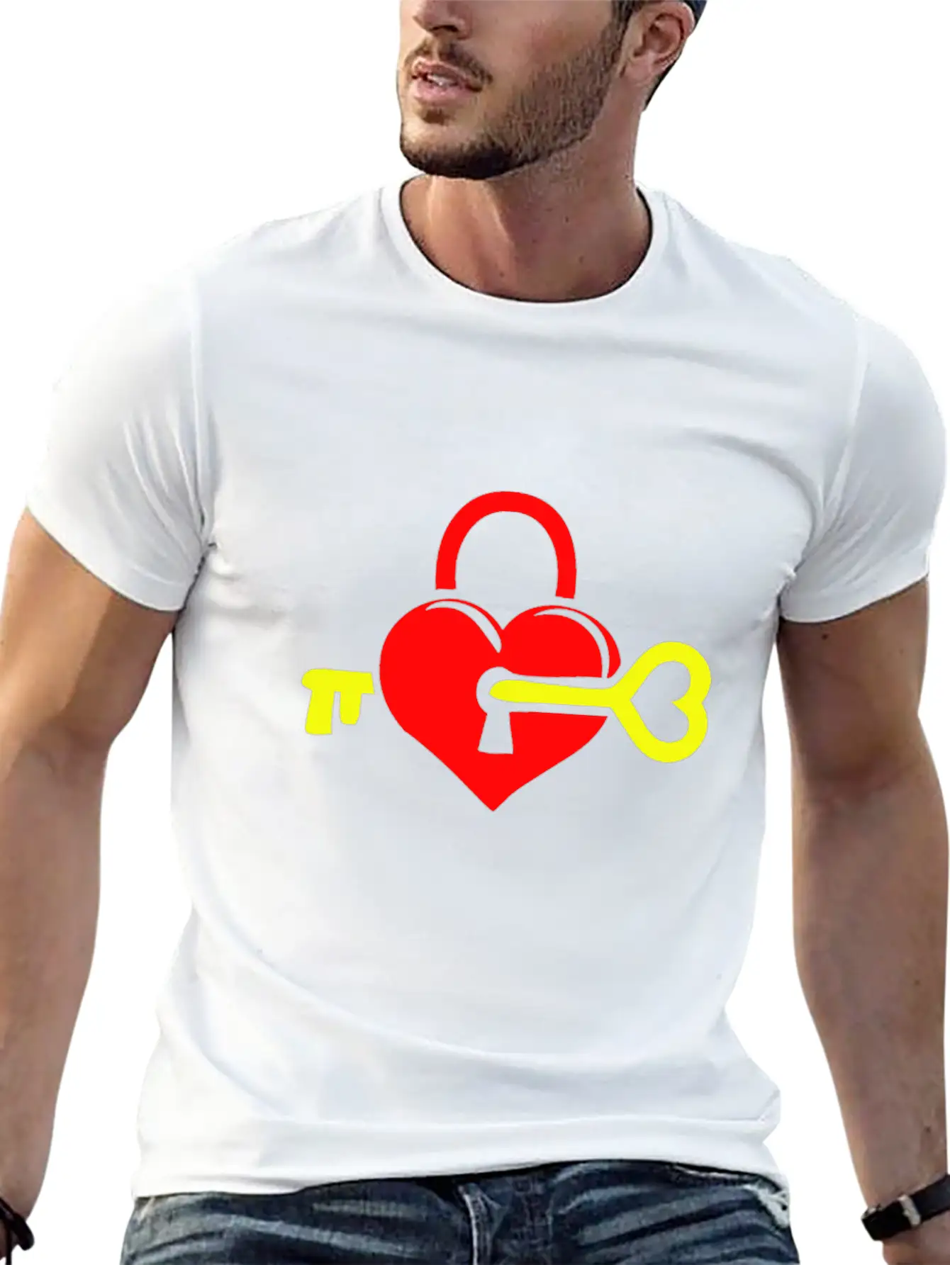 Key To Your Heart Unisex Casual T-Shirt – Clean Design For Daily Comfort