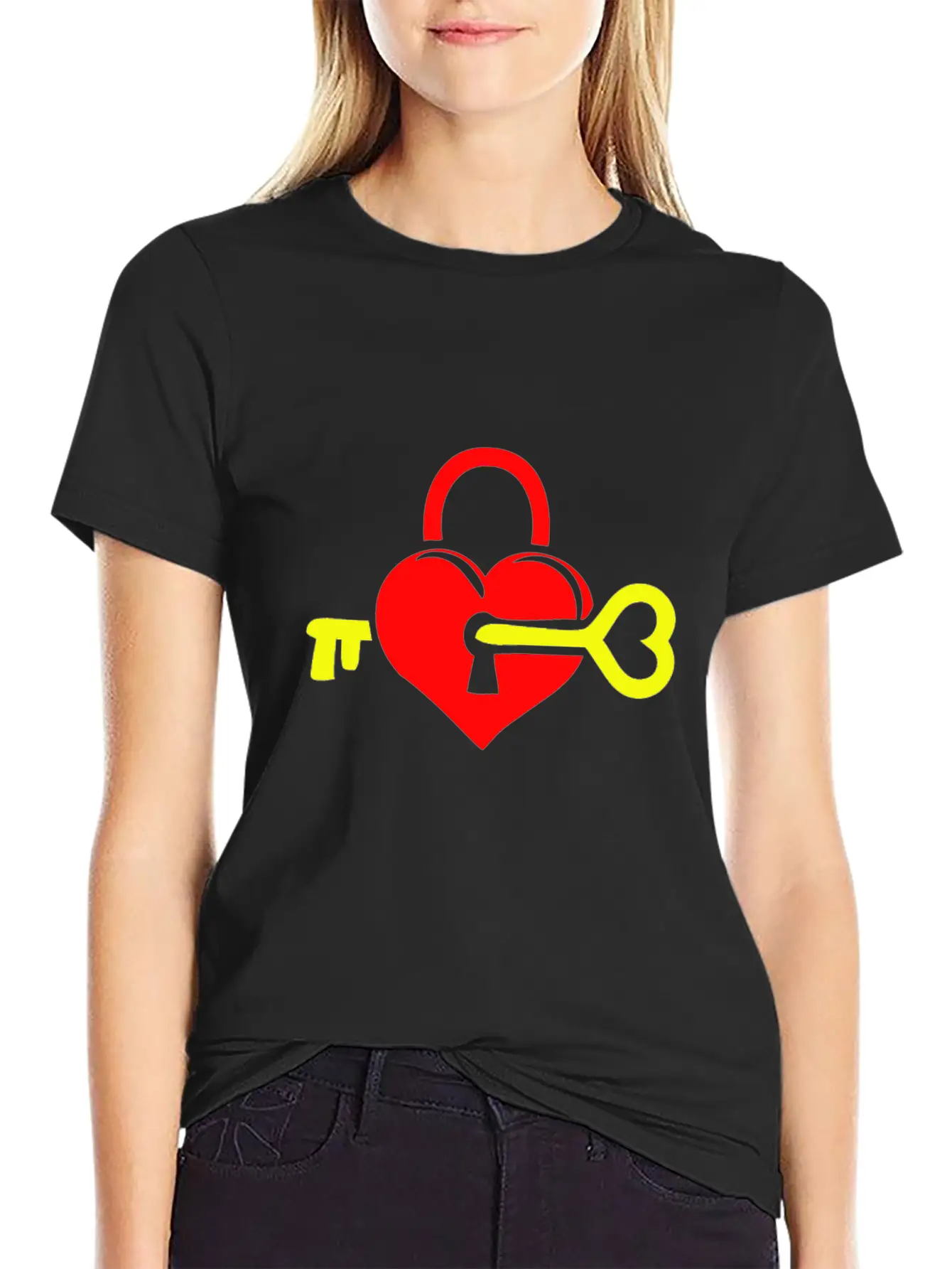 Key To Your Heart Unisex Casual T-Shirt – Clean Design For Daily Comfort