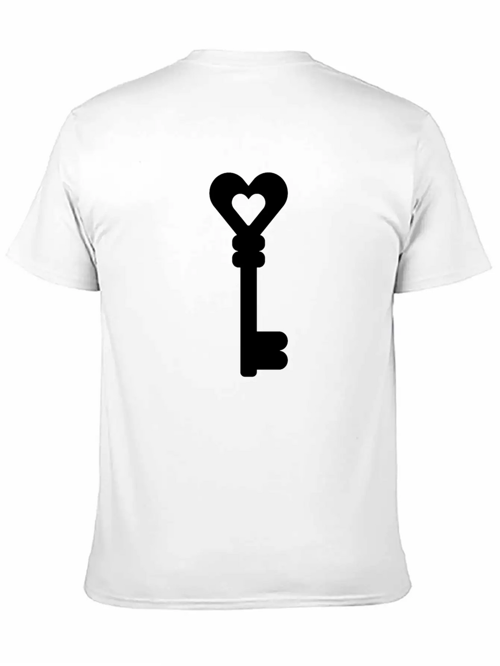 Key With Heart Classic Fit Graphic Tee For Daily Comfort – Unisex Cotton Shirt